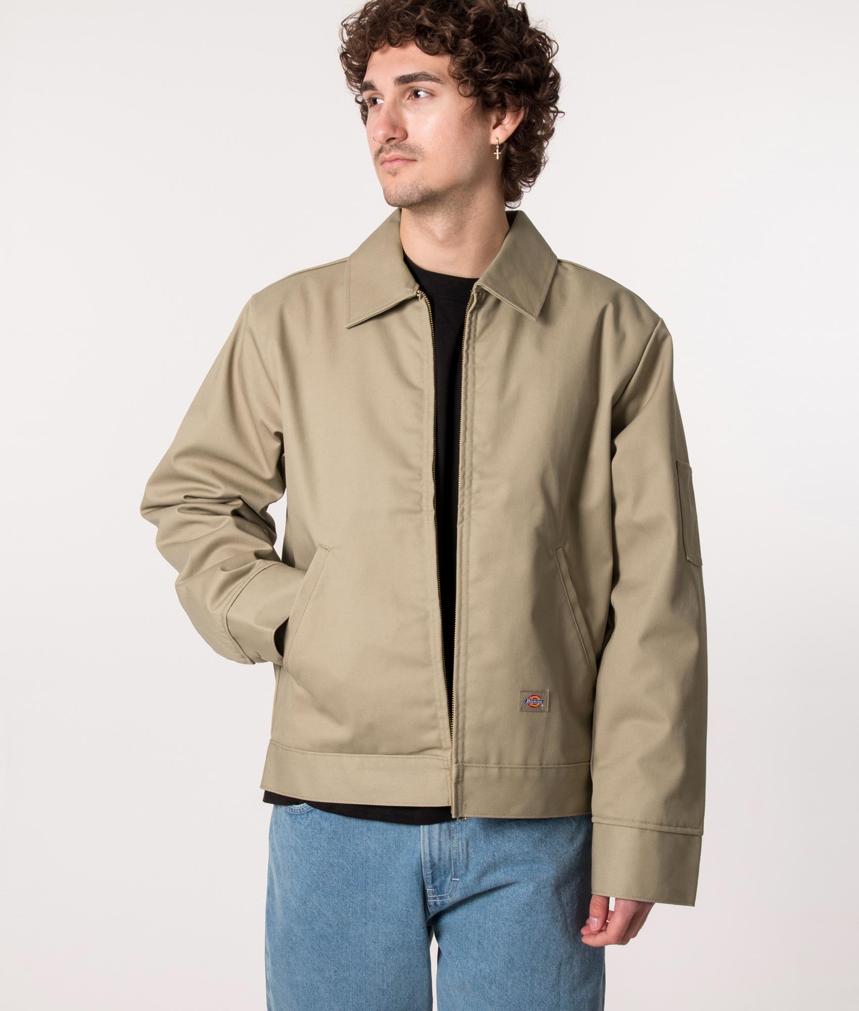 Lined Eisenhower Jacket Khaki | Dickies | EQVVS