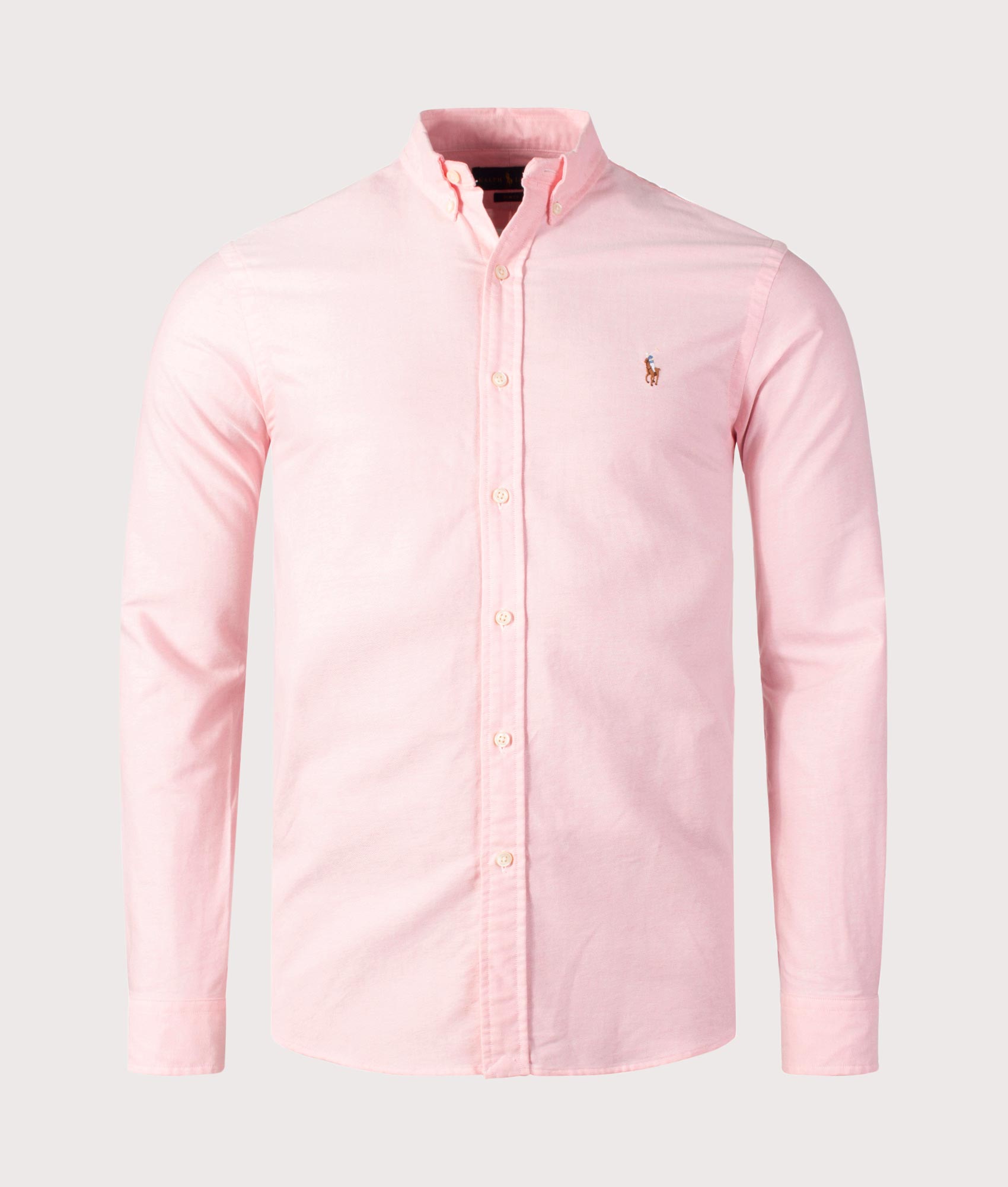 Polo Ralph Lauren Mens Slim Fit Oxford Shirt - Colour: Core 008 BSR Pink - Size: XL