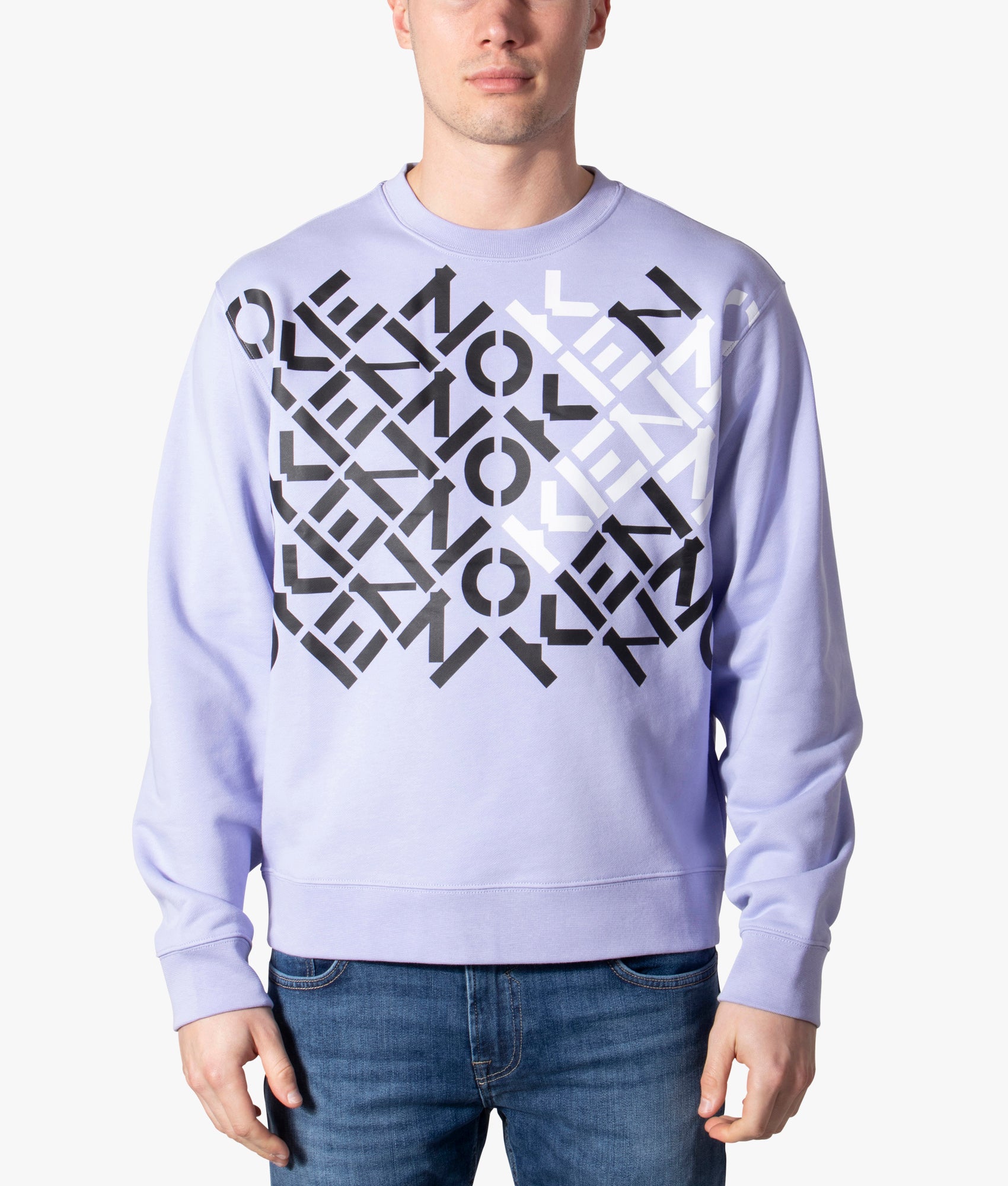 Relaxed Fit Kenzo Sport Monogram Sweatshirt - M