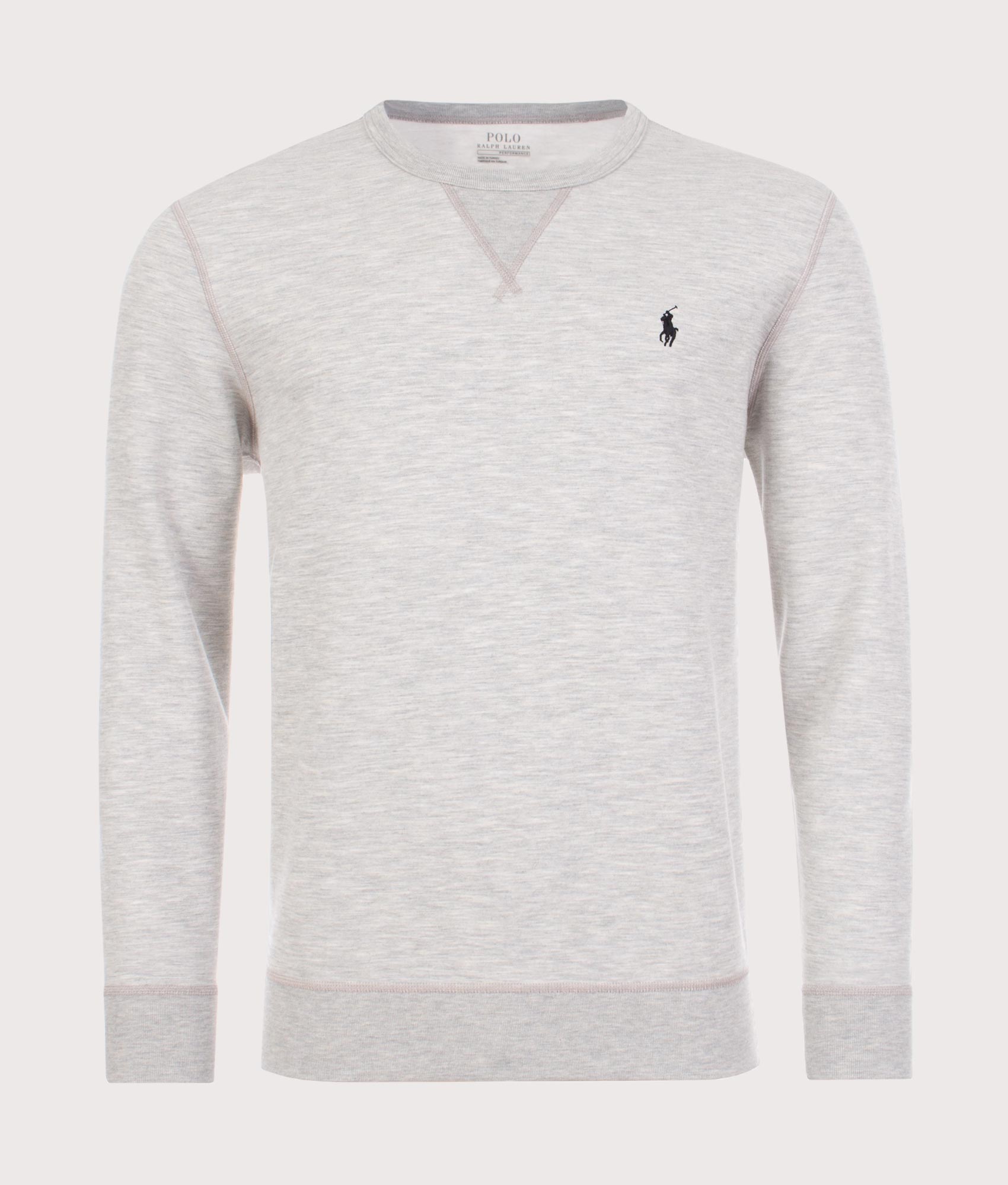 Polo Ralph Lauren Mens Double Knit Tech Sweatshirt - Colour: Core 020 LT Sport Heather/Polo Black PP