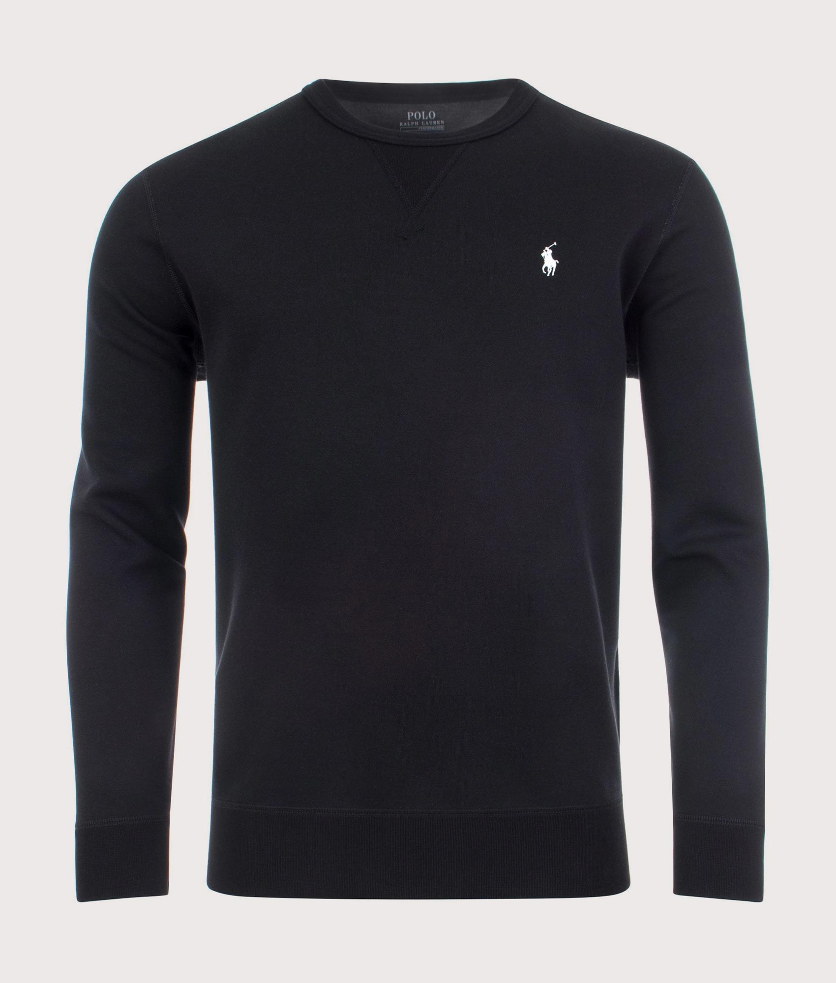 Polo Ralph Lauren Mens Double Knit Tech Sweatshirt - Colour: Core 021 Polo Black/Cream PP - Size: XL