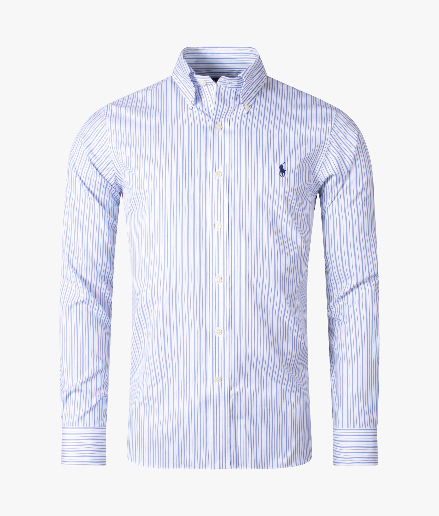 Polo Ralph Lauren | Custom Fit Striped Oxford Dress Shirt | EQVVS