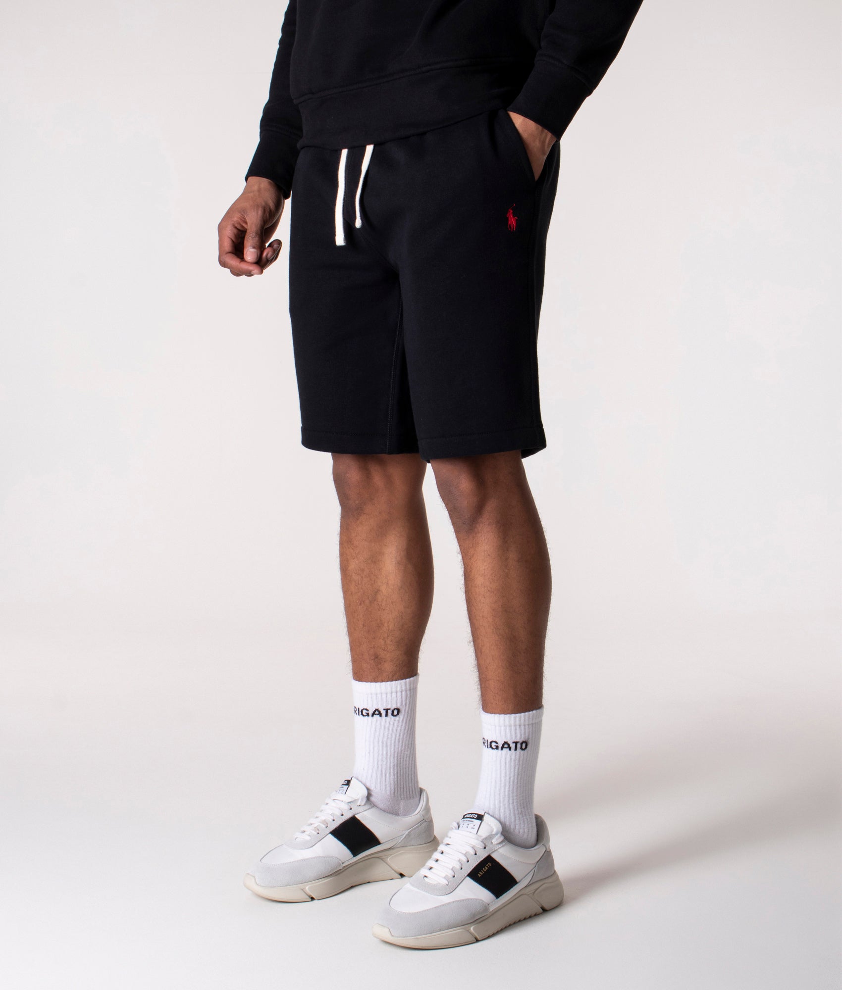 Polo Ralph Lauren Mens Regular Fit Athletic Fleece M5 Shorts - Colour: 001 Polo Black - Size: Large