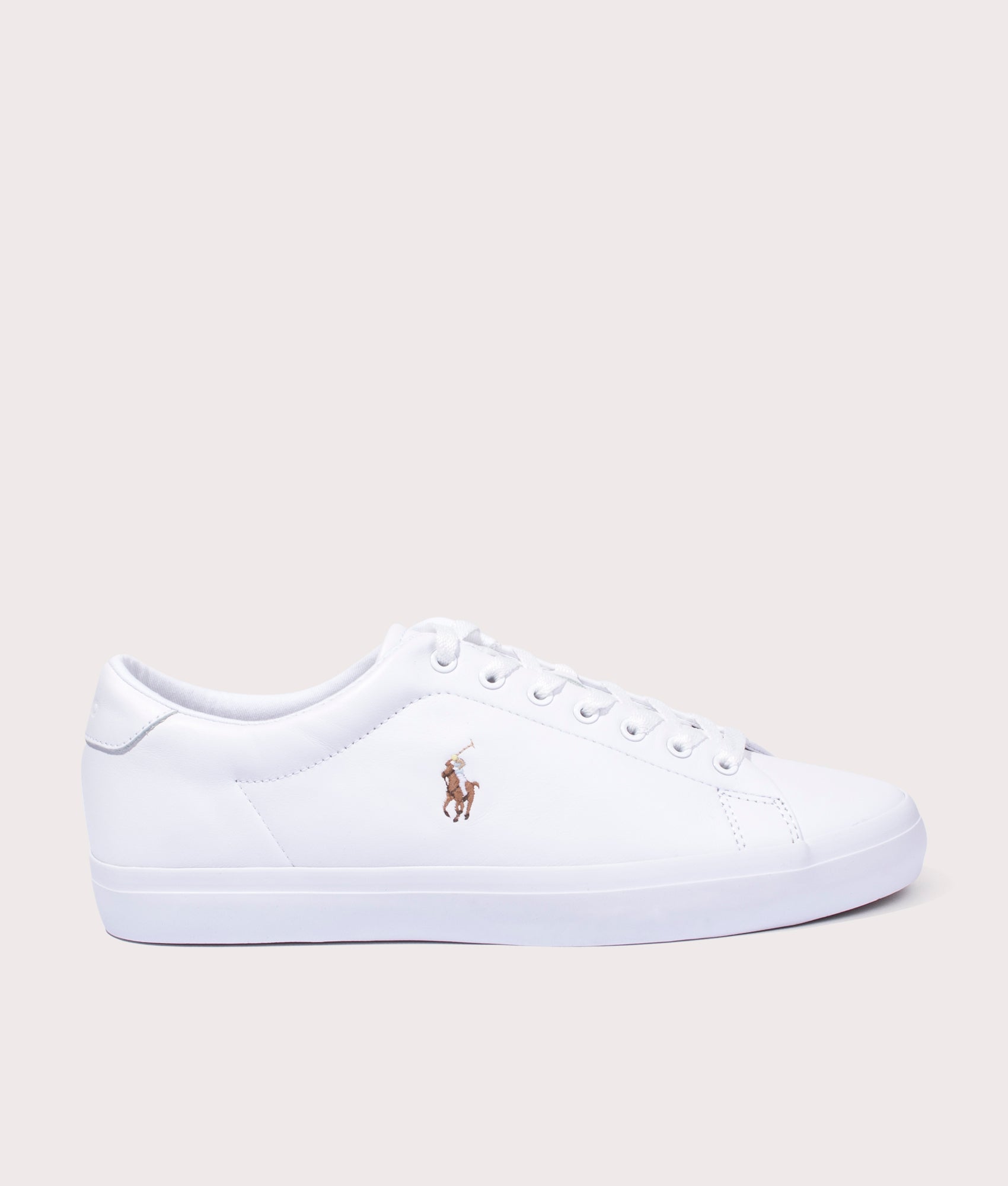 Polo Ralph Lauren Mens Longwood Sneakers - Colour: 004 White/White - Size: 11