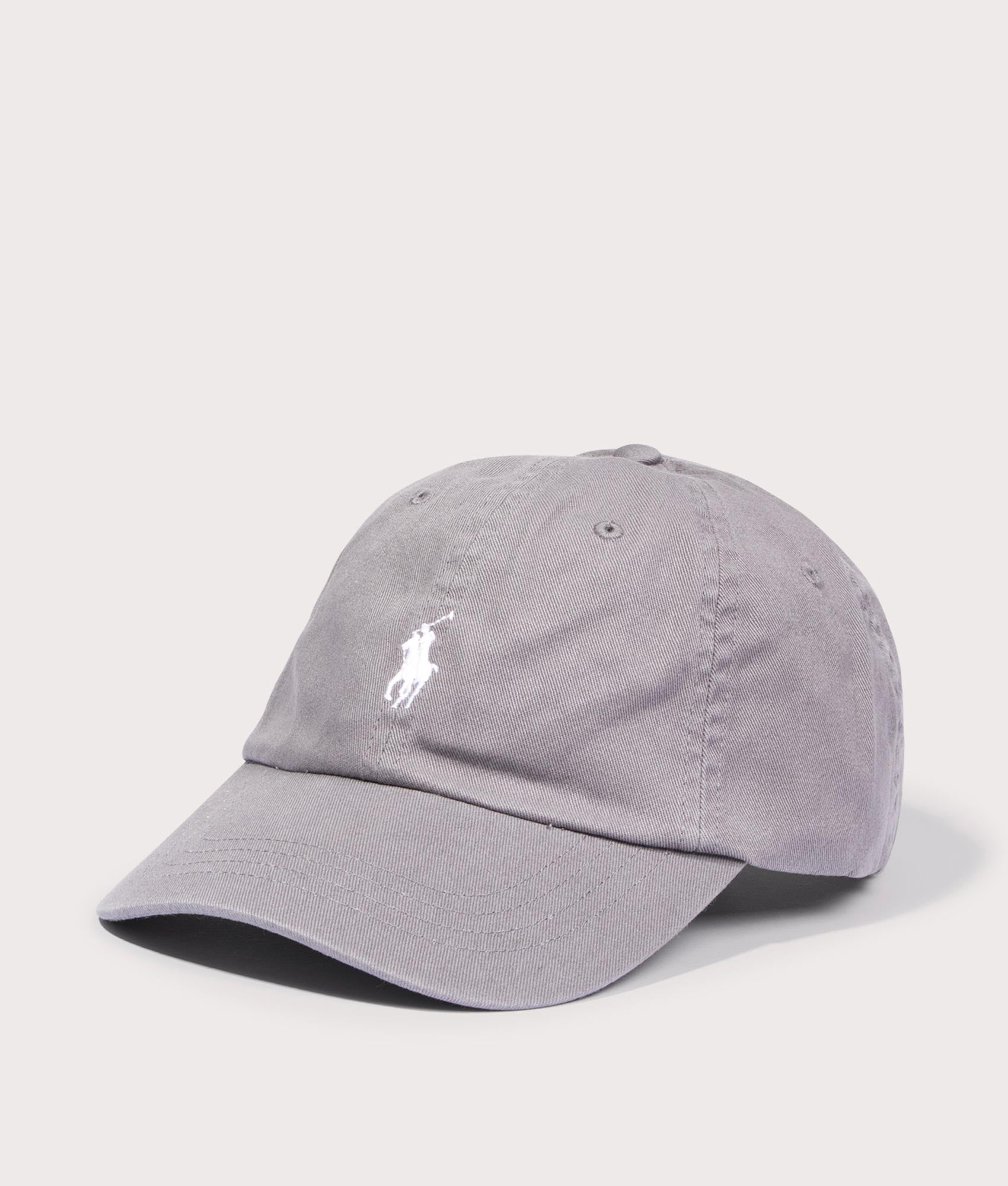 Cotton Chino Baseball Cap Perfect Grey | Polo Ralph Lauren | EQVVS