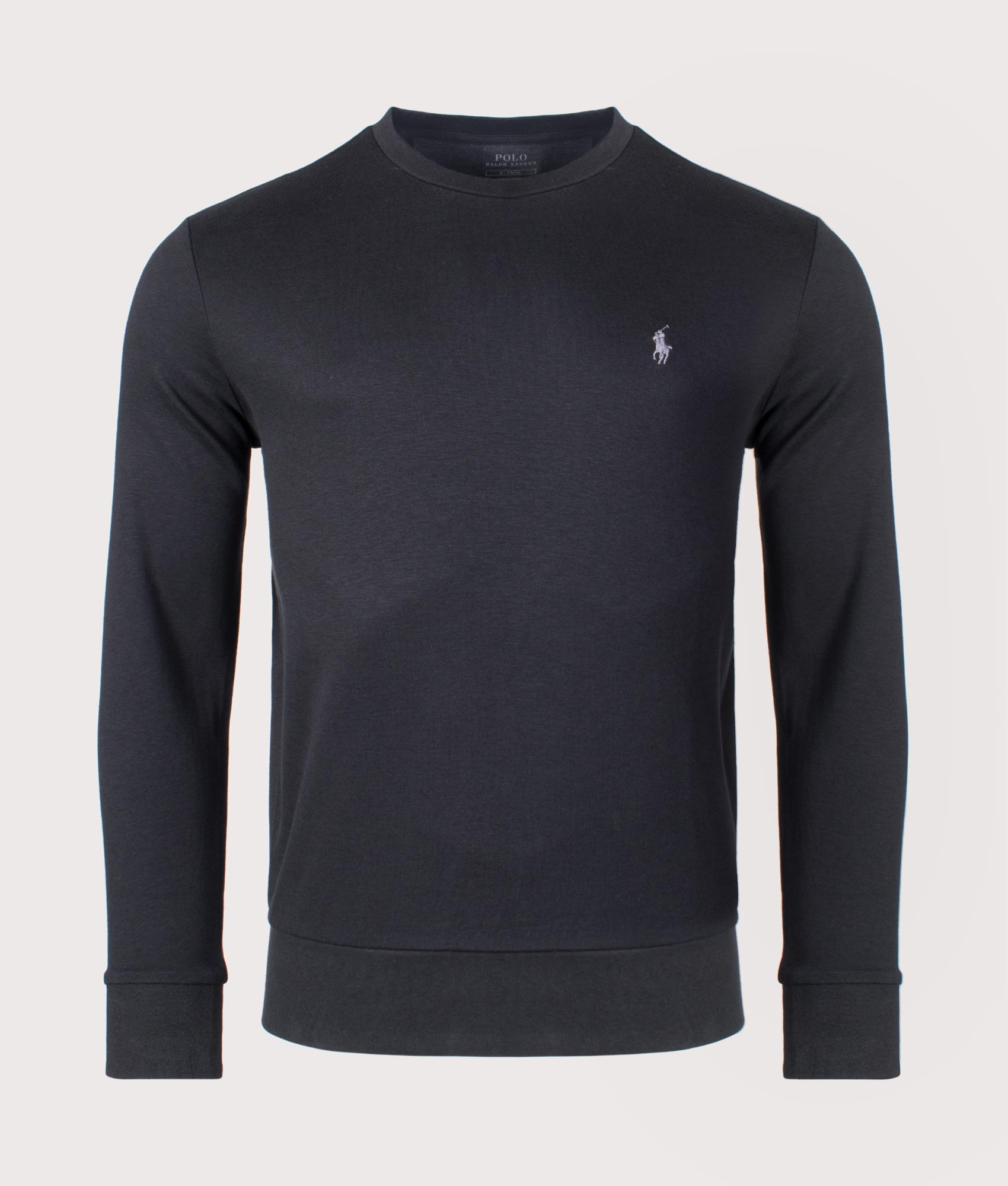 Polo Ralph Lauren Mens Luxury Jersey Crew Neck Sweatshirt - Colour: 022 Polo Black - Size: XL