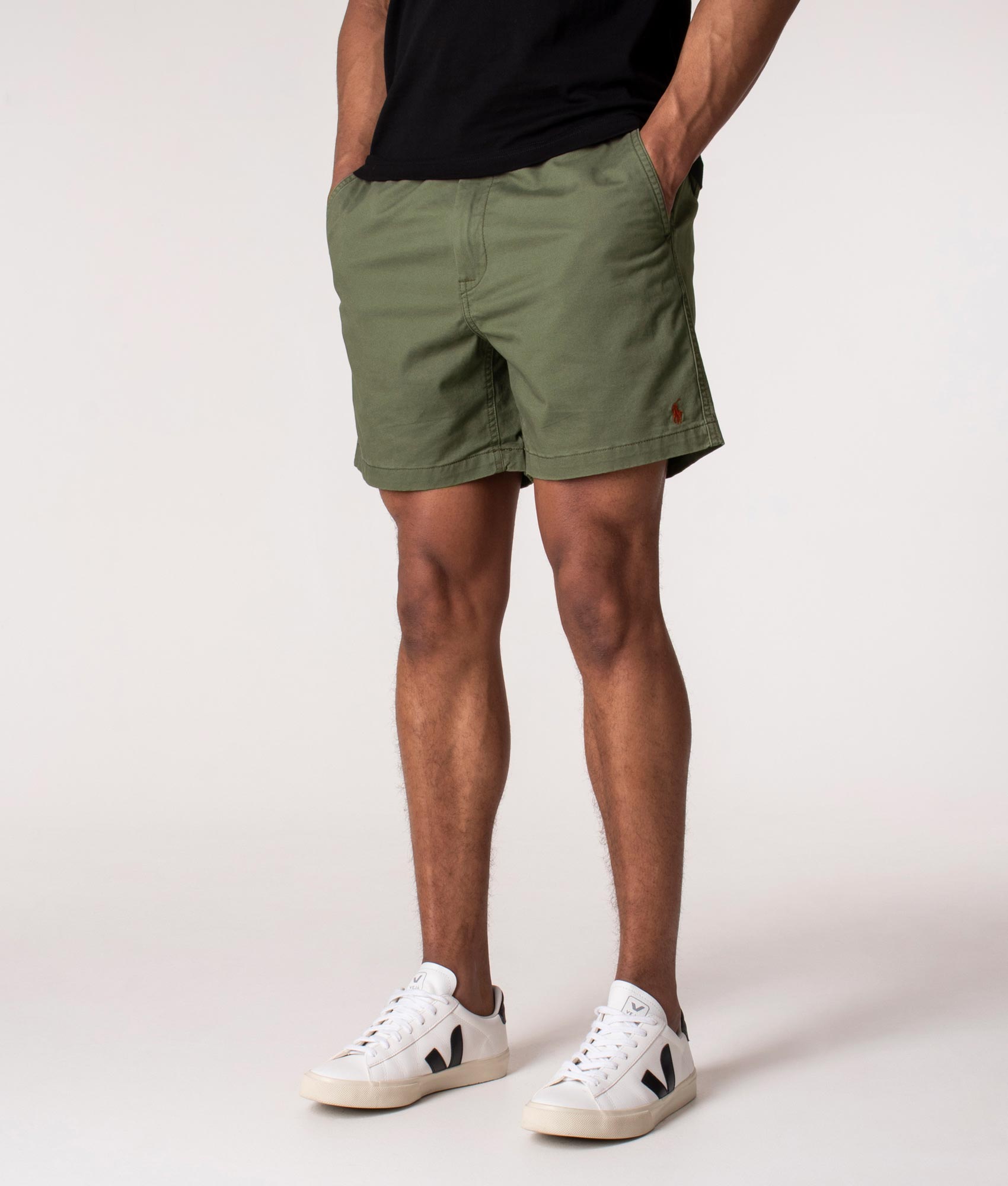 Polo Ralph Lauren Mens Classic Fit Polo Prepster Stretch Chino Shorts - Colour: 032 Mountain Green -