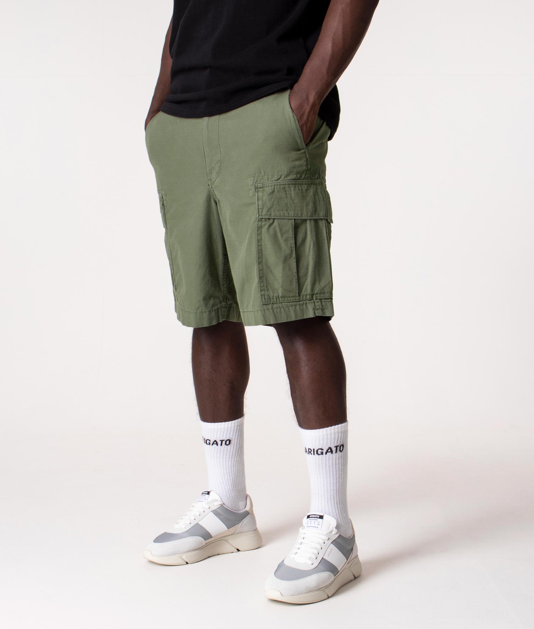 Polo Ralph Lauren Mens Relaxed Fit Ripstop Cargo Shorts - Colour: 002 Mountain Green - Size: 30W