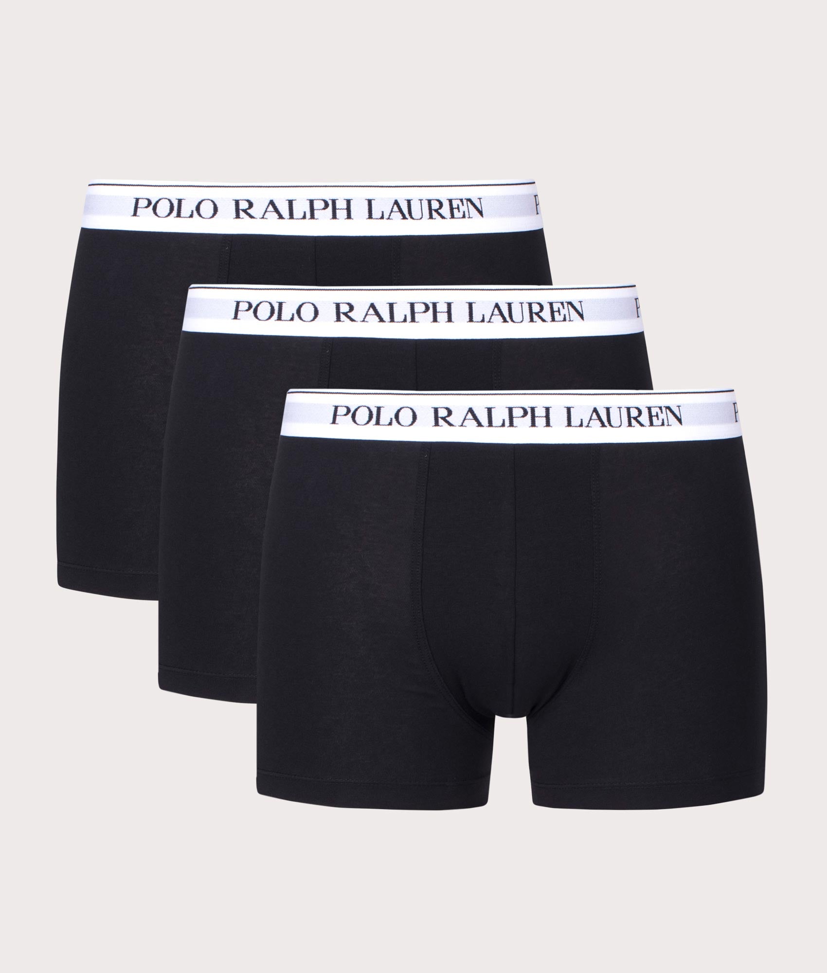 Polo Ralph Lauren Mens Three Pack of Classic Stretch Cotton Trunks - Colour: 008 Multi Black White -