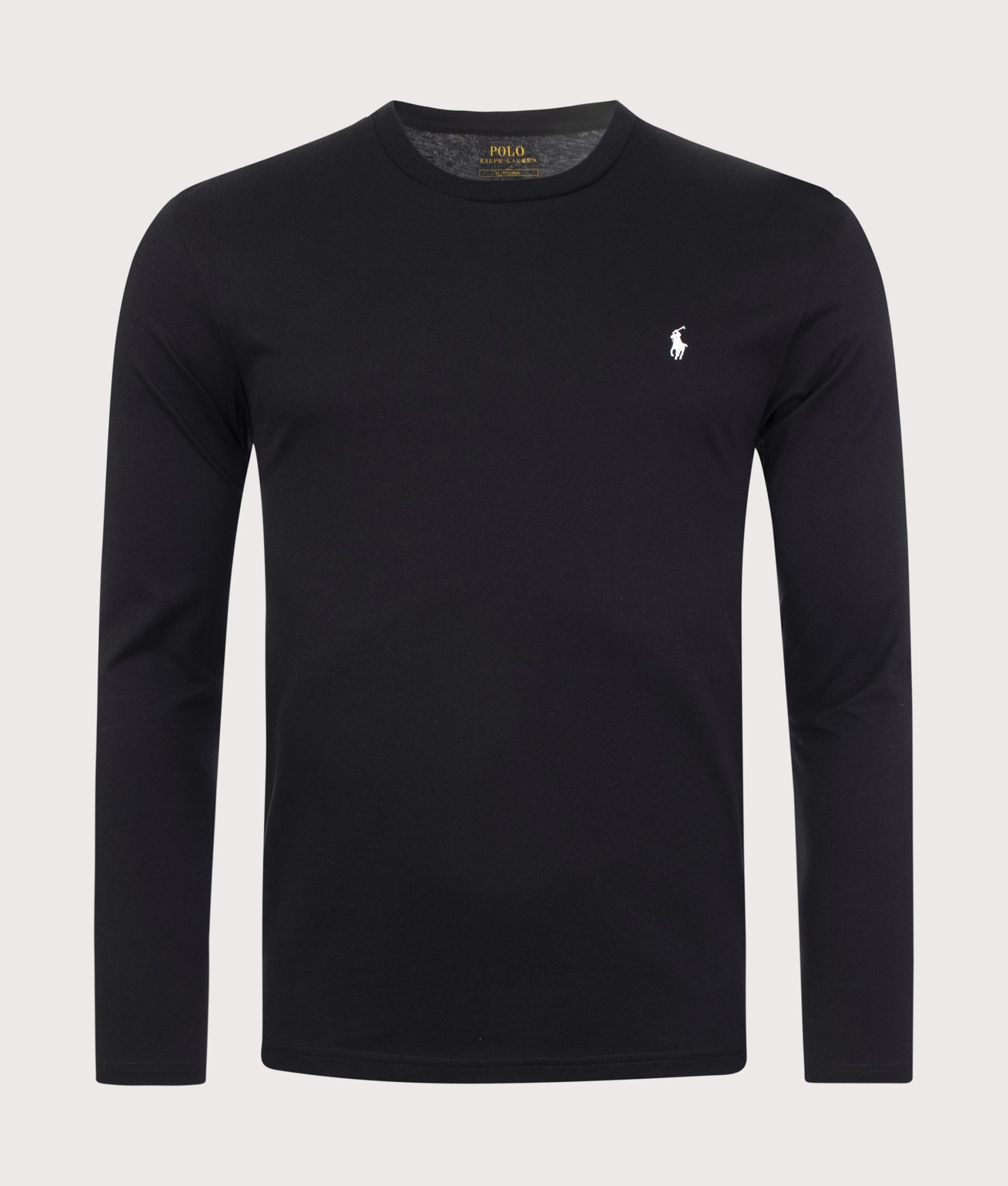 Polo Ralph Lauren Mens Classic Fit Lightweight Long Sleeve T-Shirt - Colour: Core 001 Polo Black - S