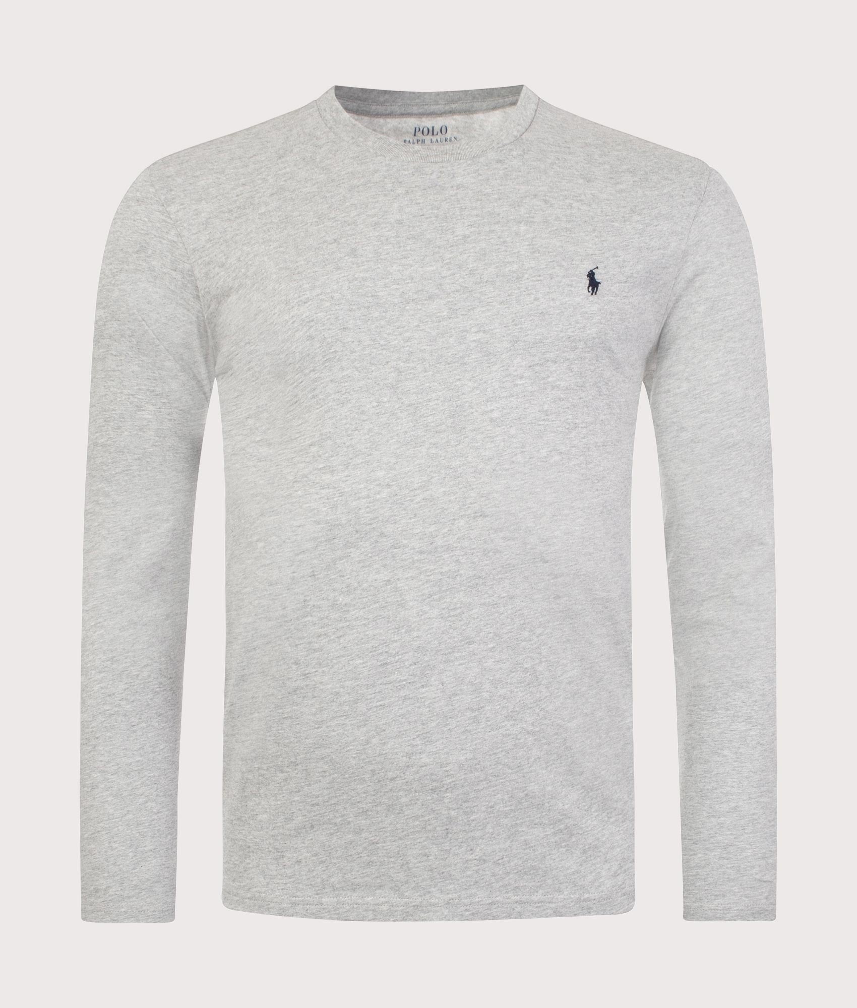 Polo Ralph Lauren Mens Classic Fit Lightweight Long Sleeve T-Shirt - Colour: Core 003 Andover Heathe