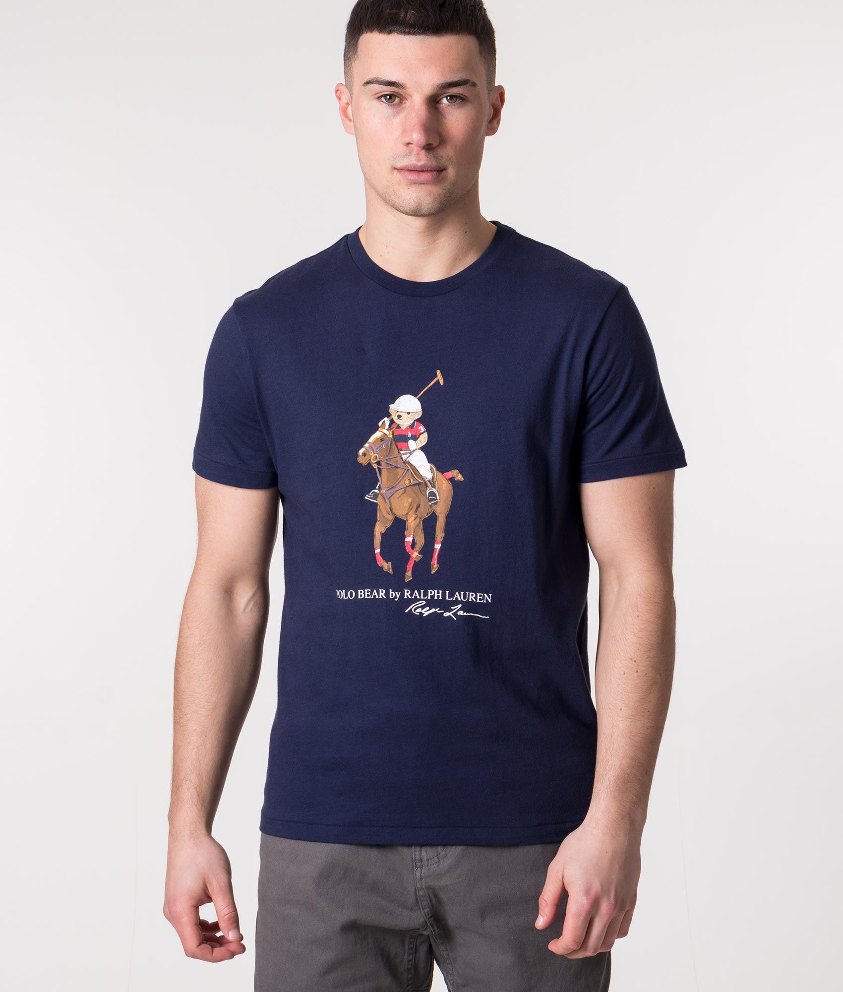Custom Slim Fit Polo Bear Jersey T-shirt | Polo Ralph Lauren | EQVVS