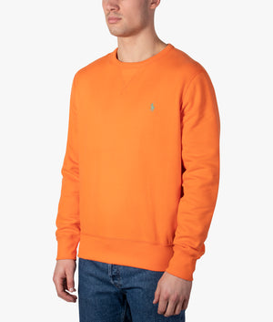 RL Fleece Sweatshirt Orange | Polo Ralph Lauren | EQVVS
