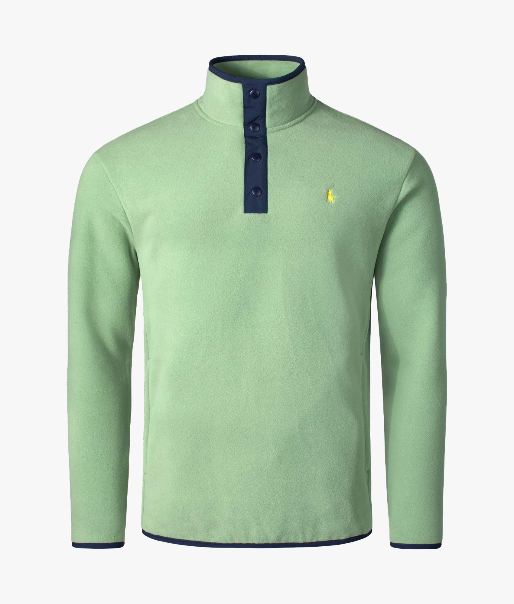 Relaxed Fit Funnel Neck Fleece Sweatshirt Outback Green | Polo Ralph Lauren  | EQVVS