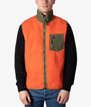 Hybrid Fleece Gilet College Orange | Polo Ralph Lauren | EQVVS