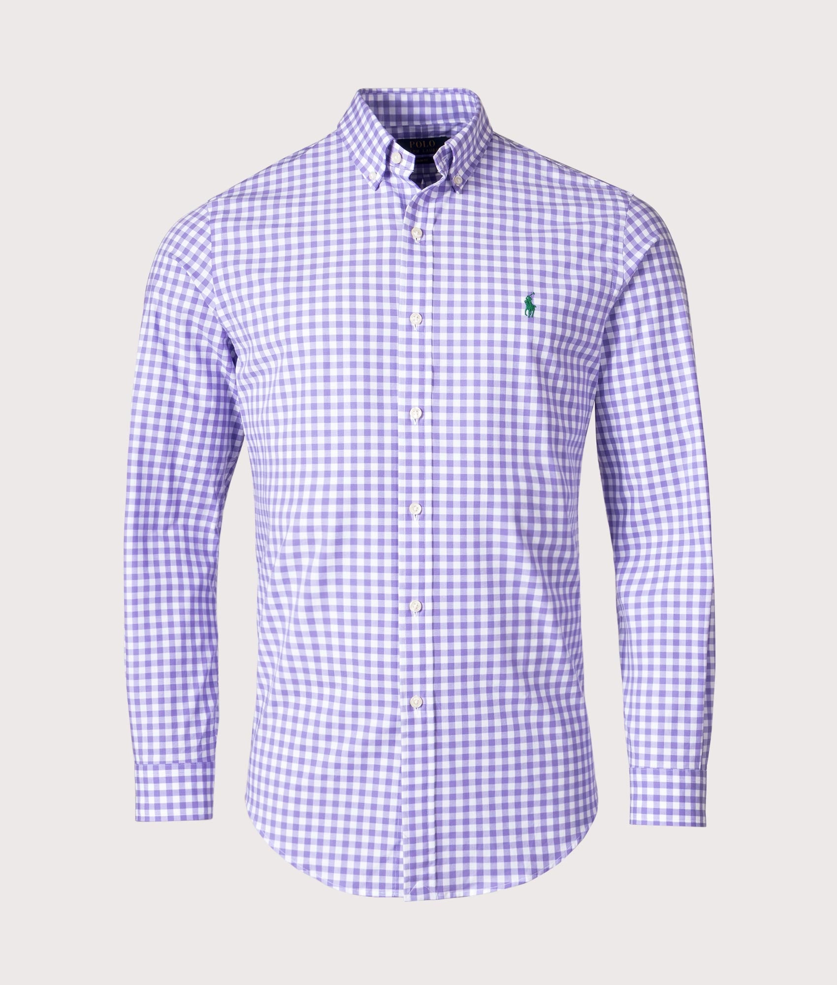 Plain Weave Shirt HamptonPurple/White | Polo Ralph Lauren | EQVVS