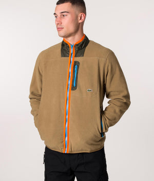 Indflydelse synd arbejde Relaxed Fit Polar Fleece Zip Through Sweatshirt | Lacoste | EQVVS