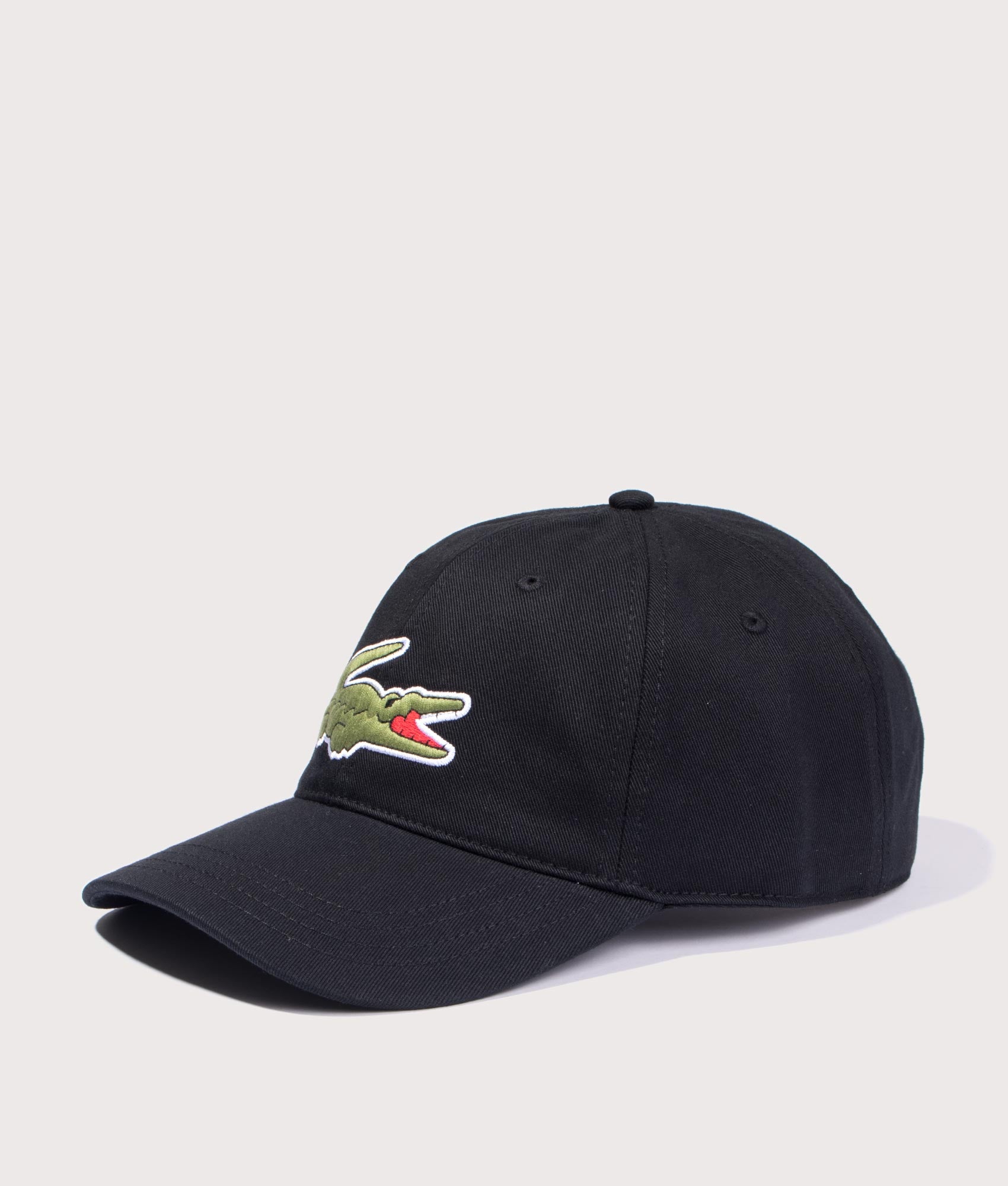 Lacoste Mens Large Crocodile Cap - Colour: 031 Black - Size: One Size