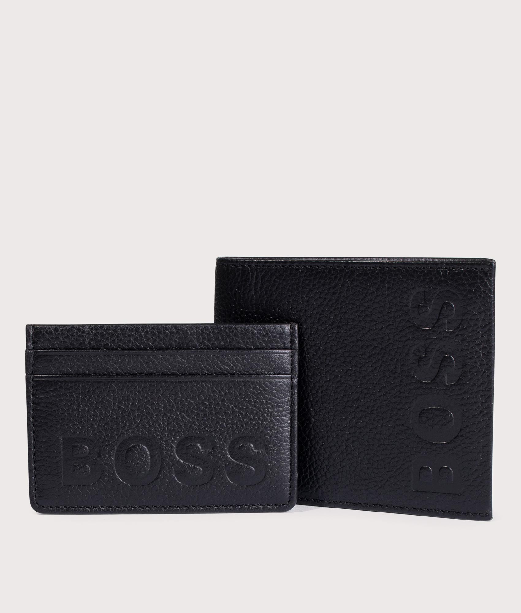 BOSS Mens GBBM Card Holder Set - Colour: 001 Black - Size: One Size