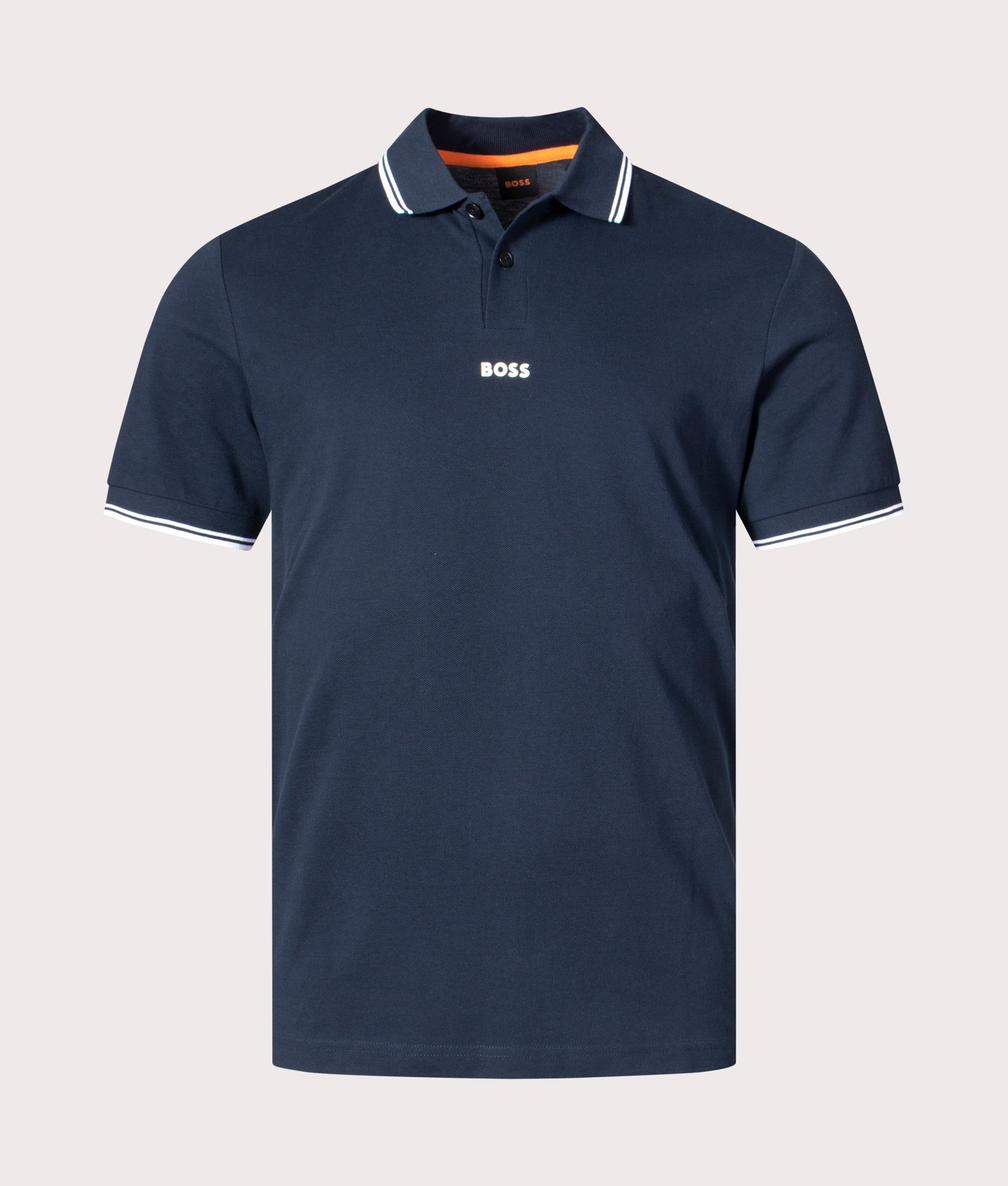 BOSS Mens Pchup Polo Shirt - Colour: 404 Dark Blue - Size: Medium