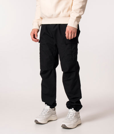 HUGO - Regular-fit cargo trousers in ripstop cotton