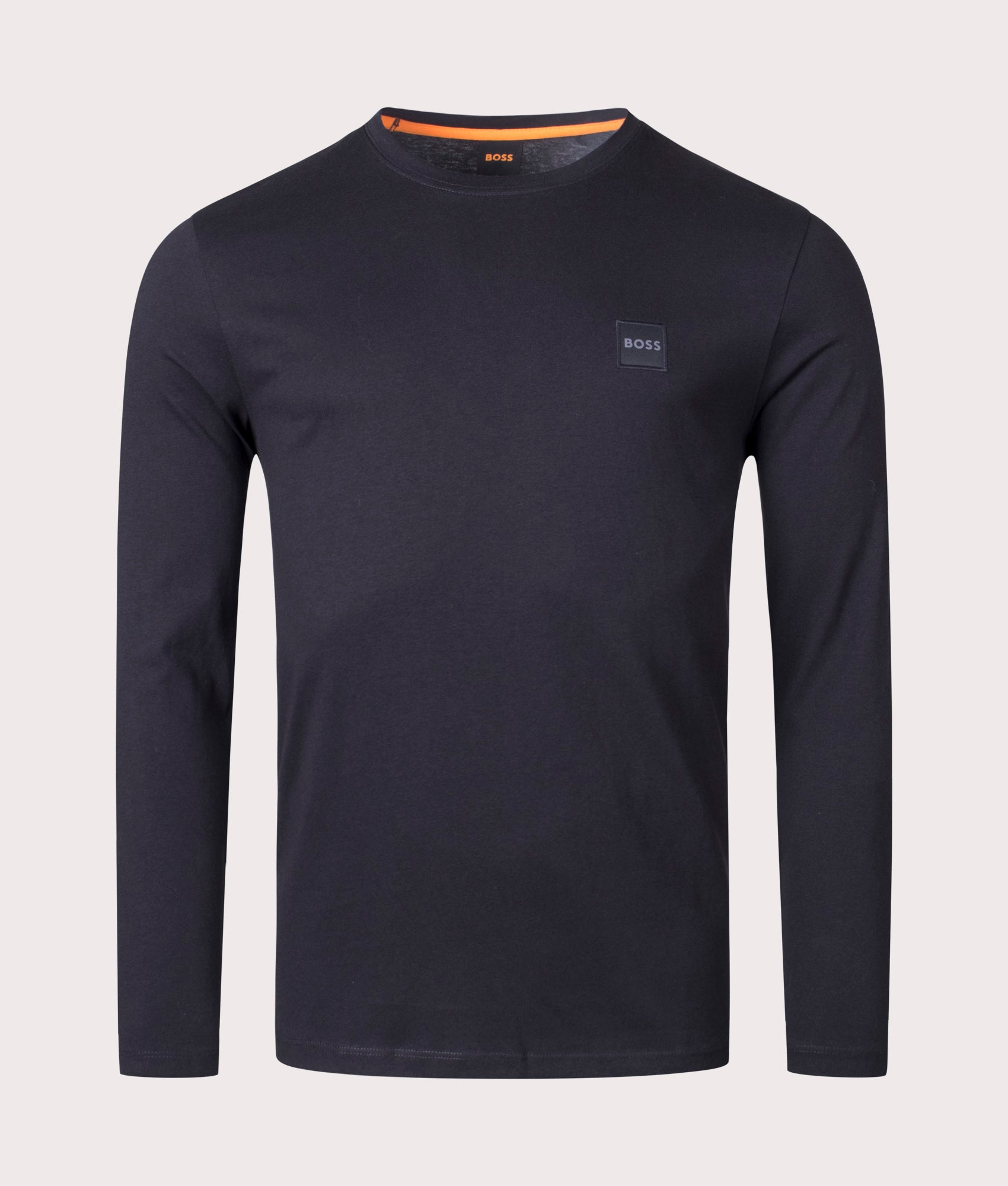 BOSS Mens Long Sleeve Tacks T-Shirt - Colour: 001 Black - Size: Small