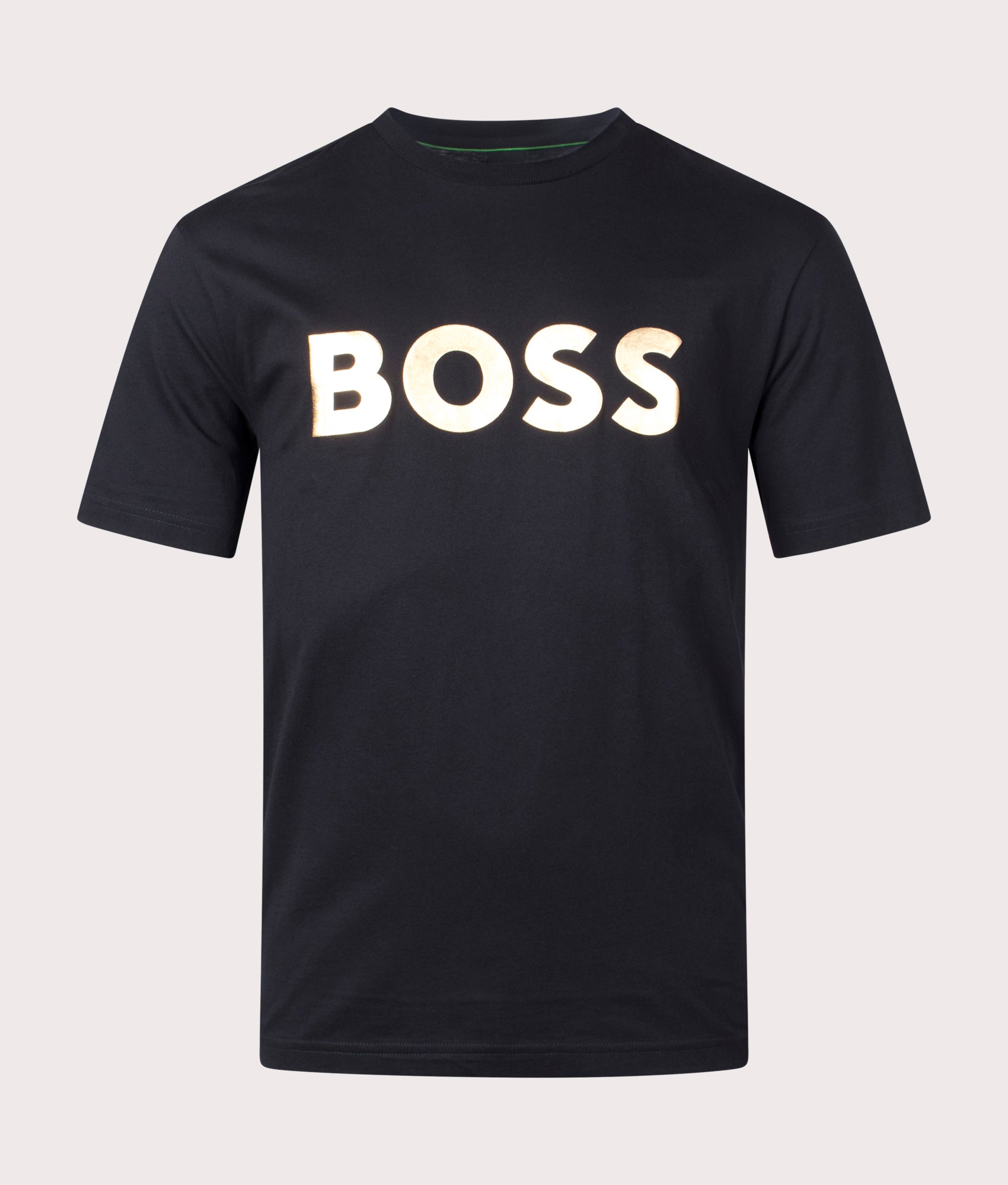 BOSS Mens Relaxed Fit Tee 1 T-Shirt - Colour: 001 Black - Size: Medium