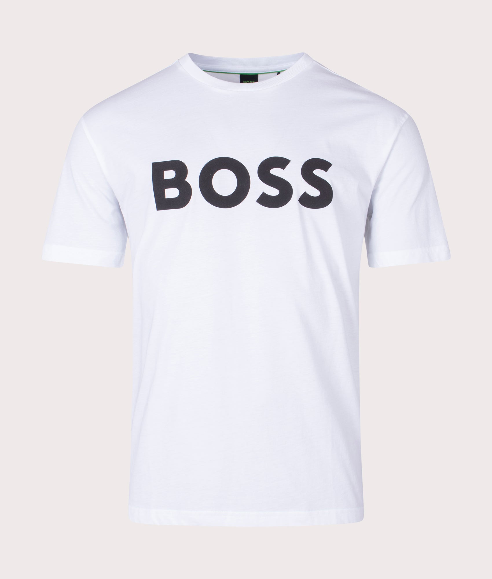 BOSS Mens Relaxed Fit Tee 1 T-Shirt - Colour: 100 White - Size: Large