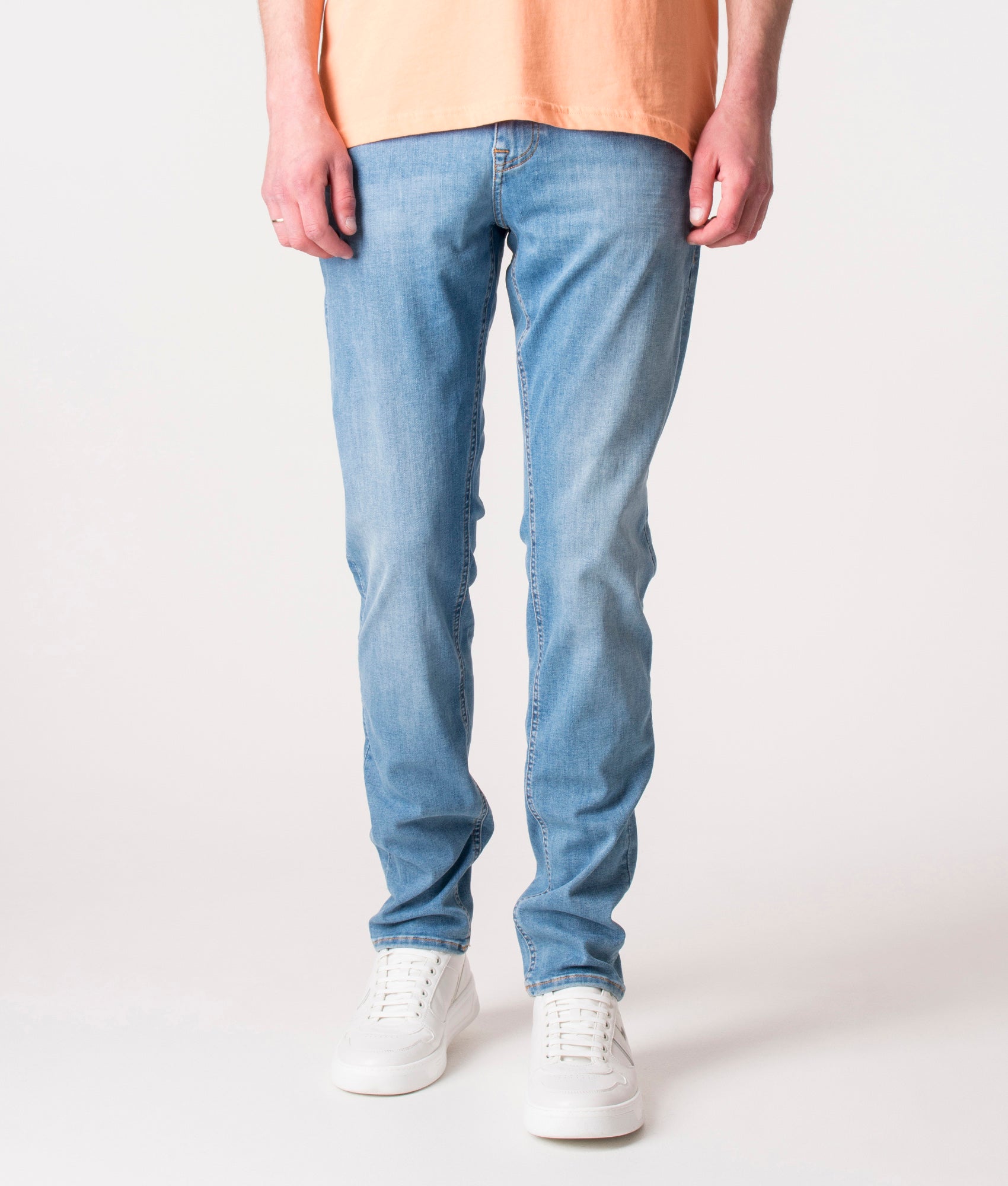 BOSS Mens Slim Fit Delaware BC L P Jeans - Colour: 432 Bright Blue - Size: 36R