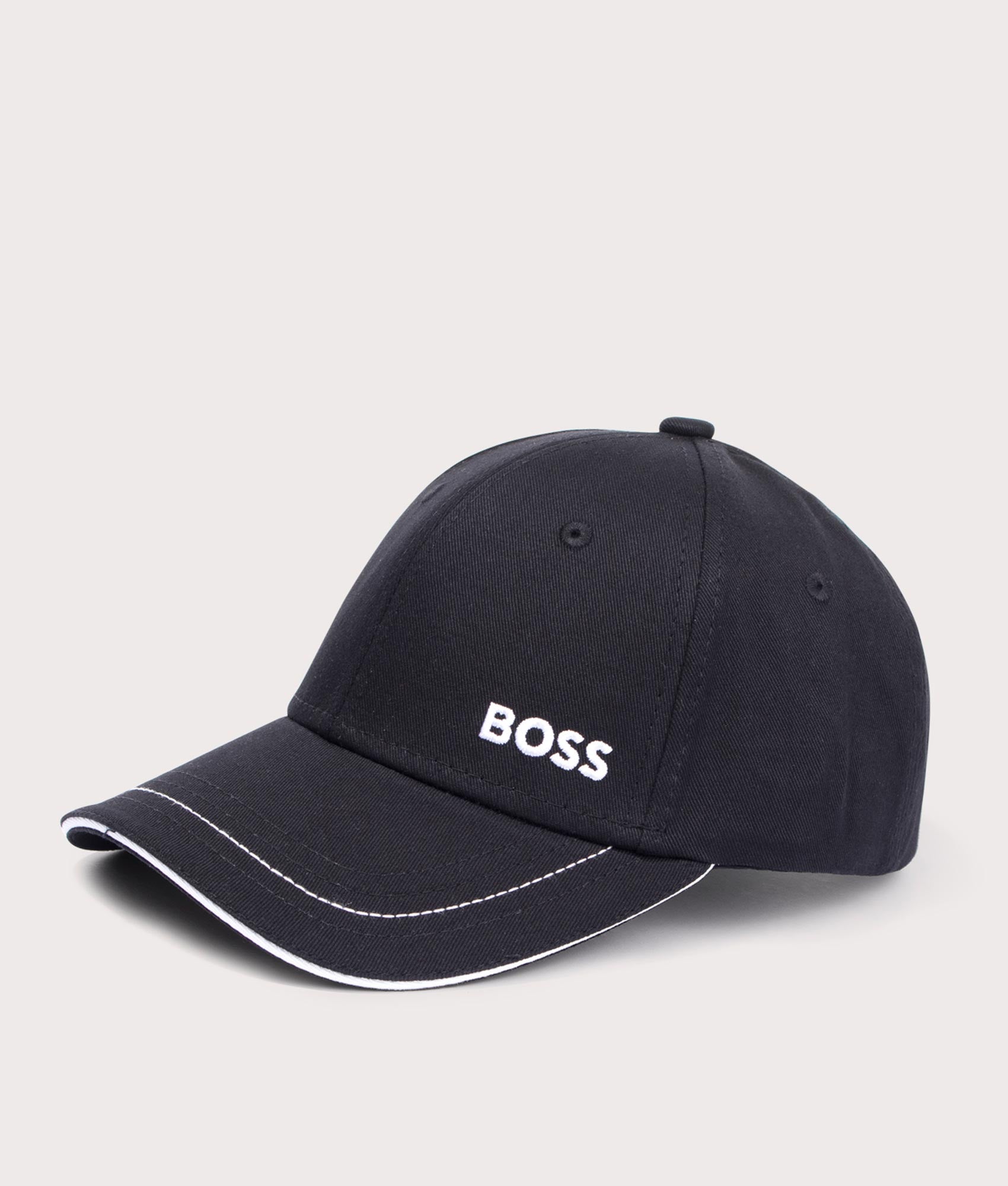 BOSS Mens Cap 1 Logo Cap - Colour: 001 Black - Size: One Size