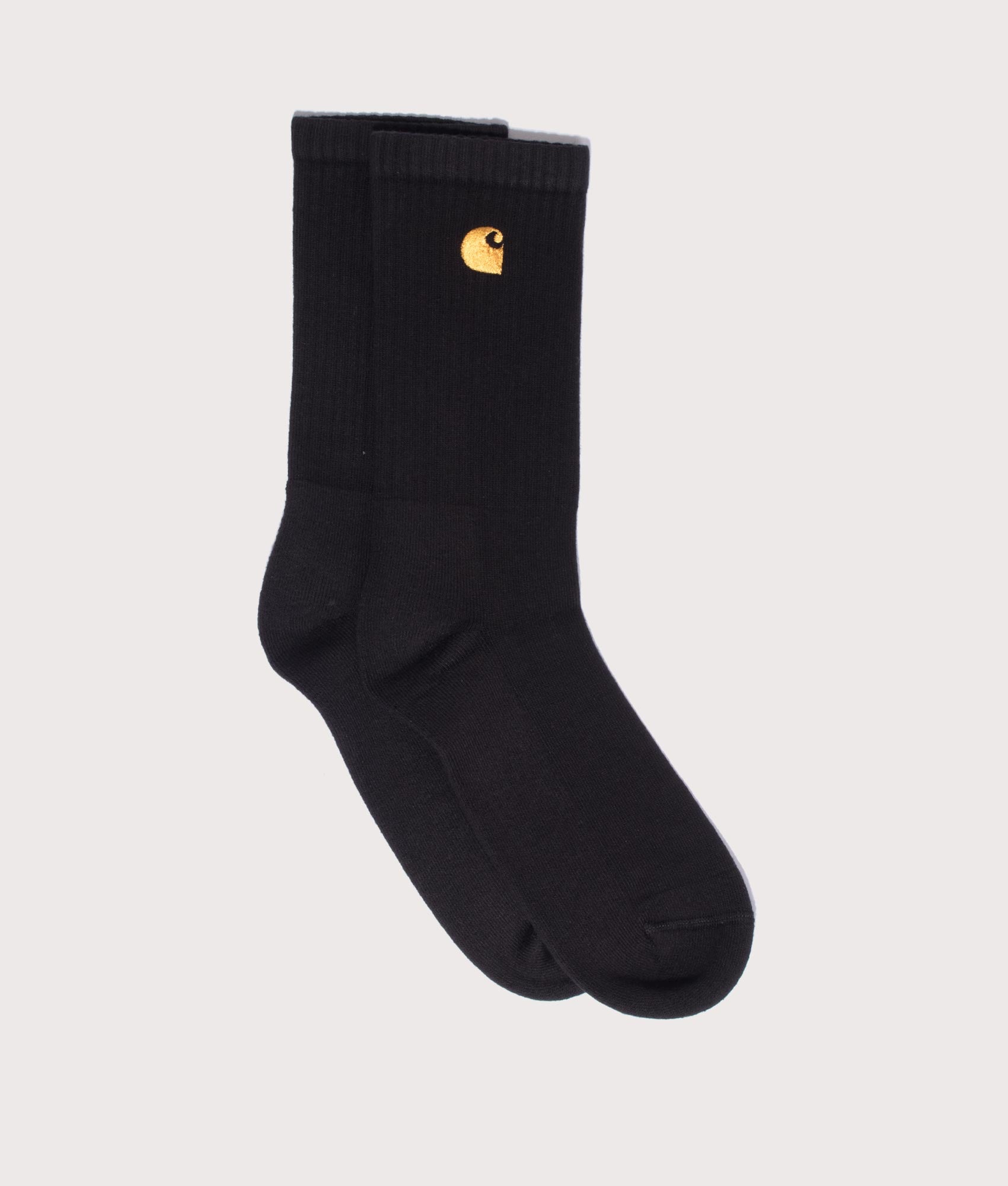 Carhartt WIP Mens Chase Socks - Colour: 00FXX Black/Gold - Size: One Size