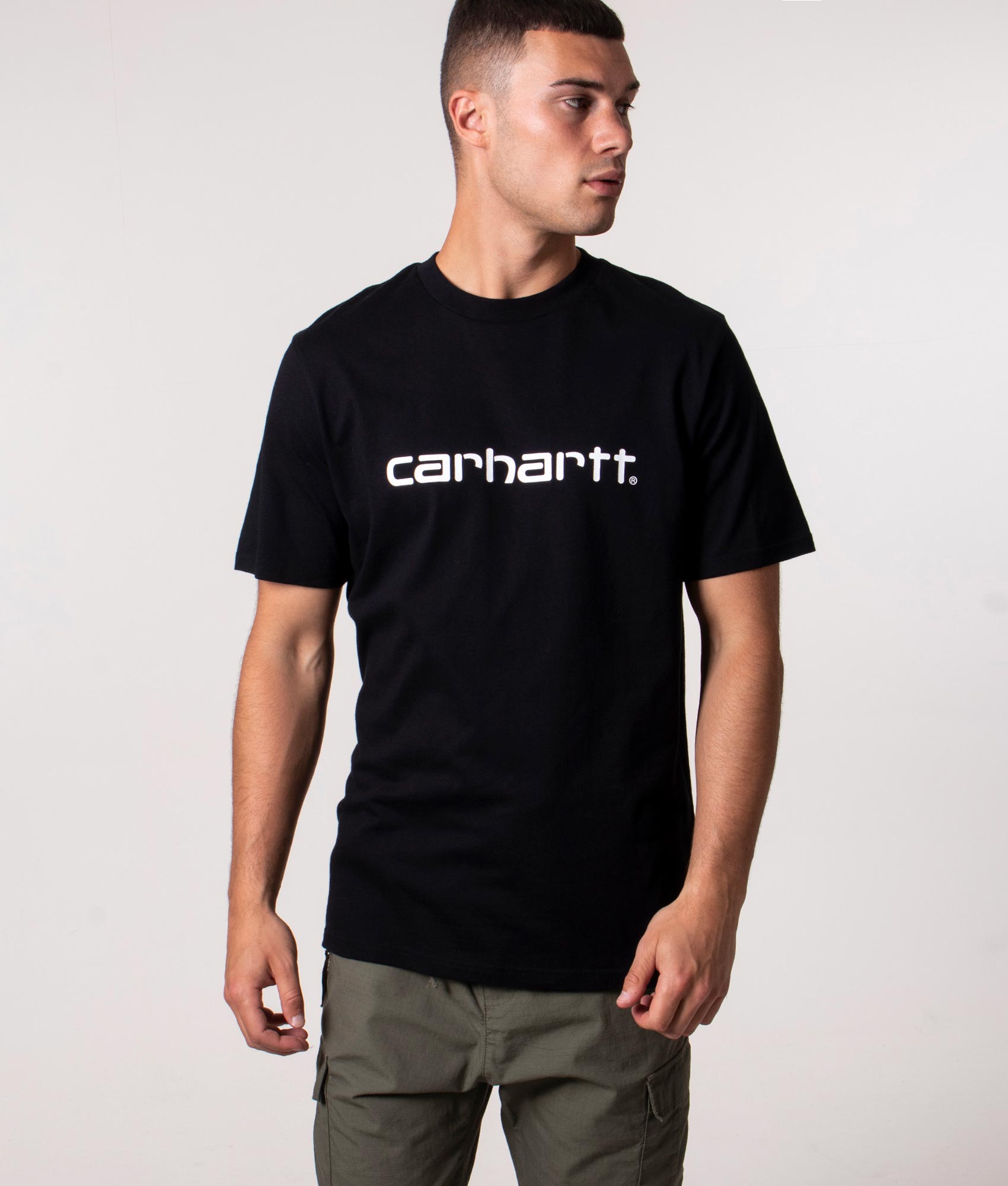 Carhartt WIP Mens Script T-Shirt - Colour: 0D2XX Black/White - Size: XL