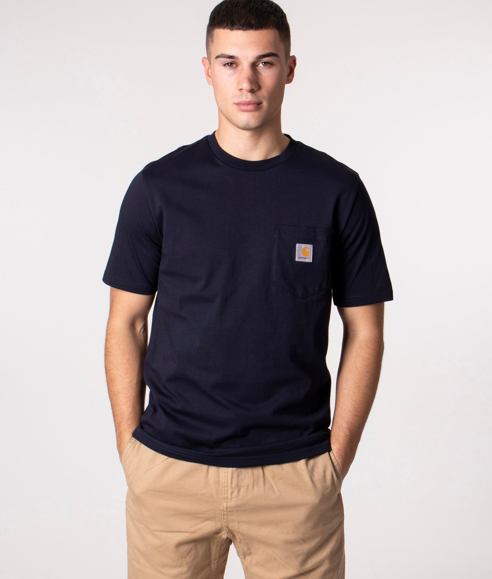 Carhartt WIP Mens Pocket T-Shirt - Colour: 1CXX Dark Nayvy - Size: Small