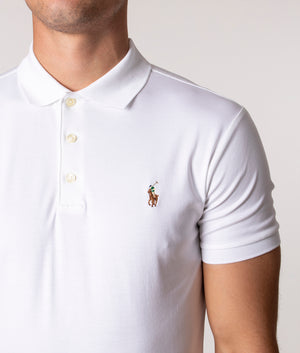 Slim Fit Soft Touch Pima Polo Shirt White | Polo Ralph Lauren | EQVVS