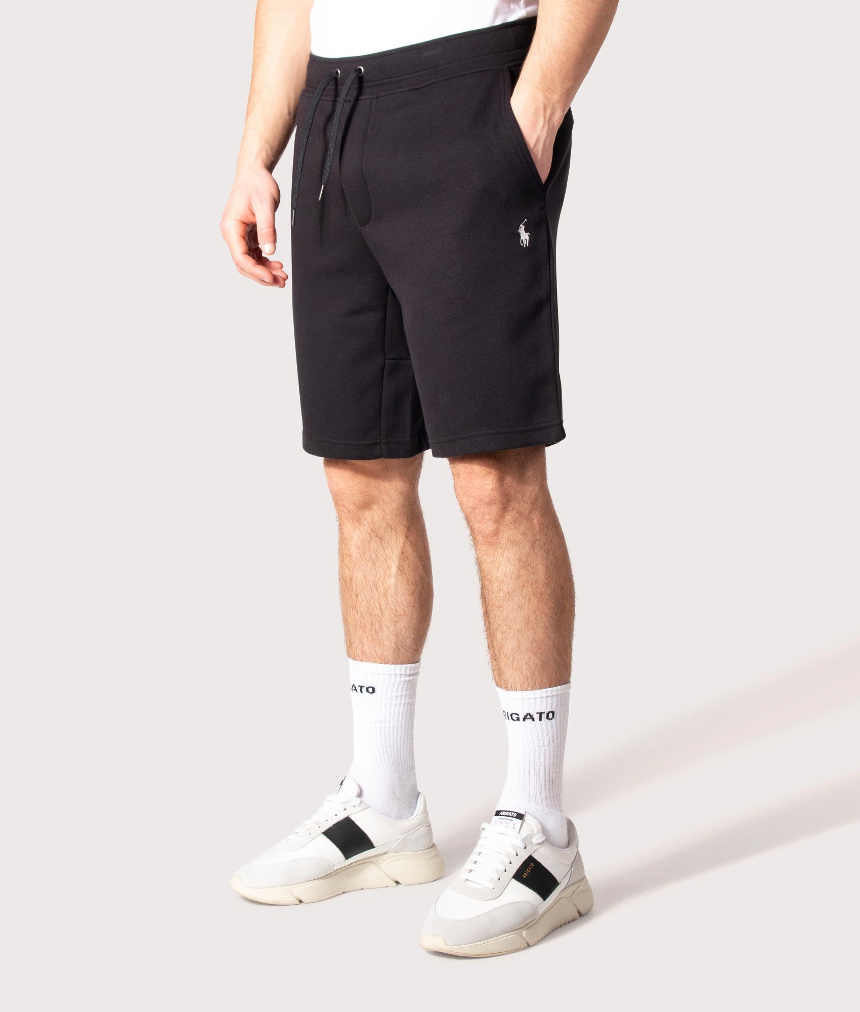 Double Knit Sweat Shorts Polo Black | Polo Ralph Lauren | EQVVS