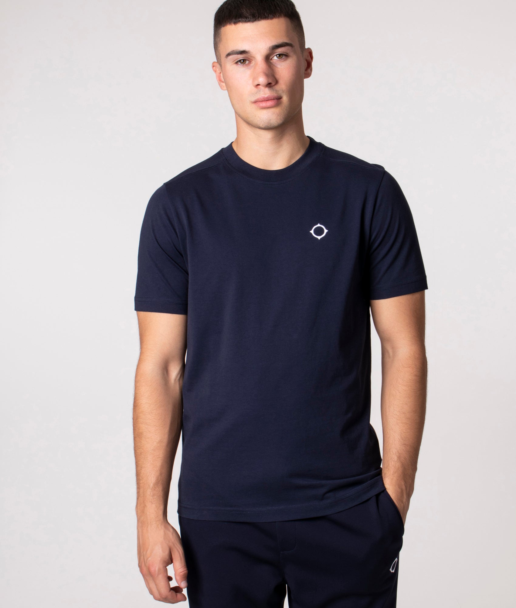 MA.Strum Mens Icon T-Shirt - Colour: M428 Ink Navy - Size: Large