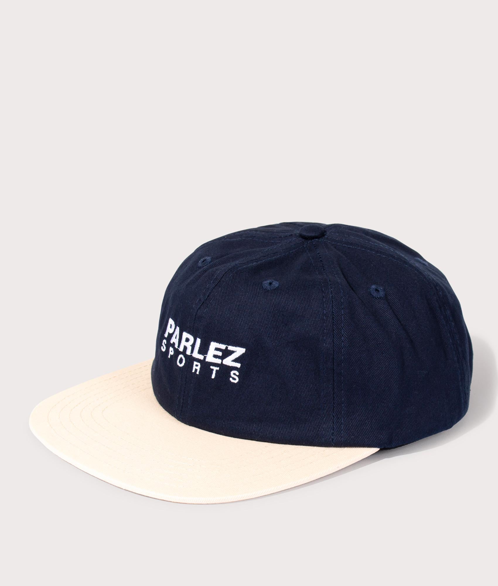 Parlez Mens Mayport 6 Panel Cap - Colour: Navy - Size: One Size