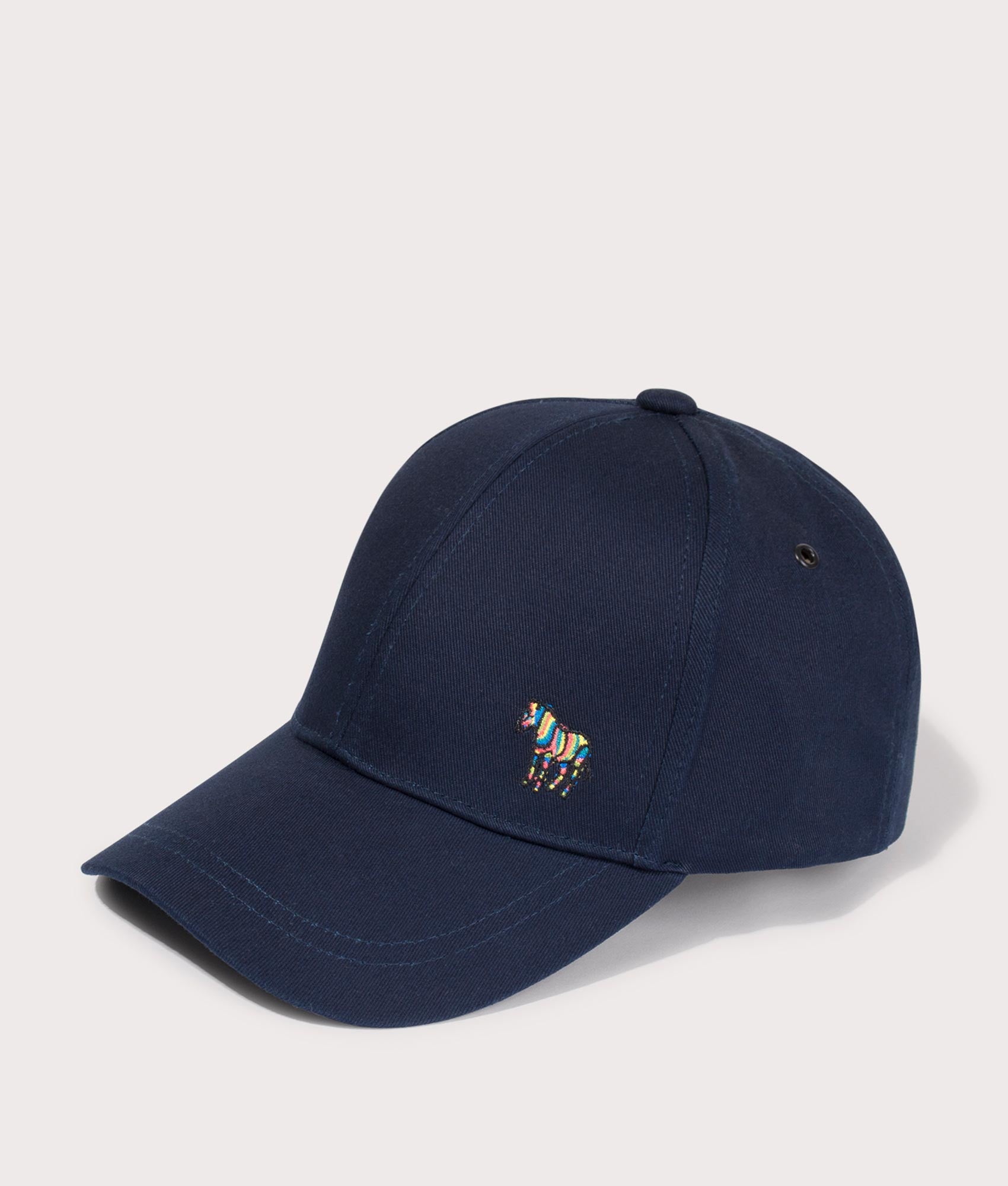 PS Paul Smith Mens Zebra Logo Baseball Cap - Colour: 47 Navy - Size: One Size