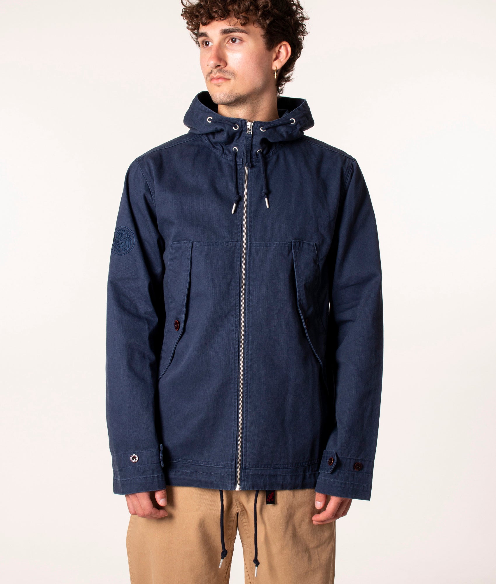 Pretty Green Mens Cooper Short Jacket - Colour: Navy - Size: Large