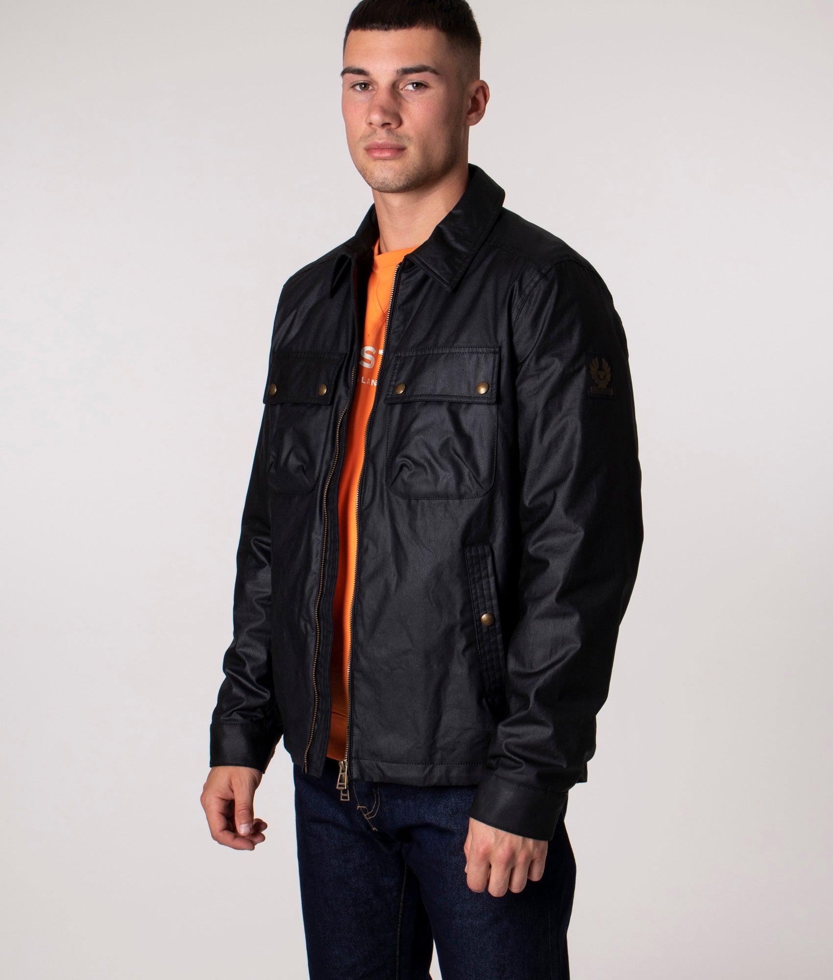 Belstaff Mens Tour Overshirt - Colour: Black - Size: Large