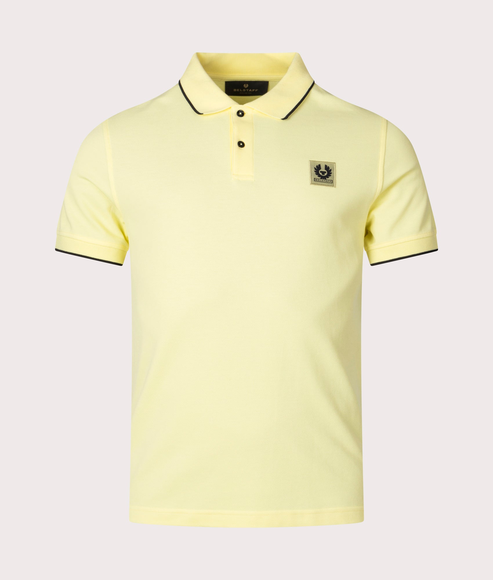 Tipped Polo Shirt Lemon Yellow | Belstaff | EQVVS
