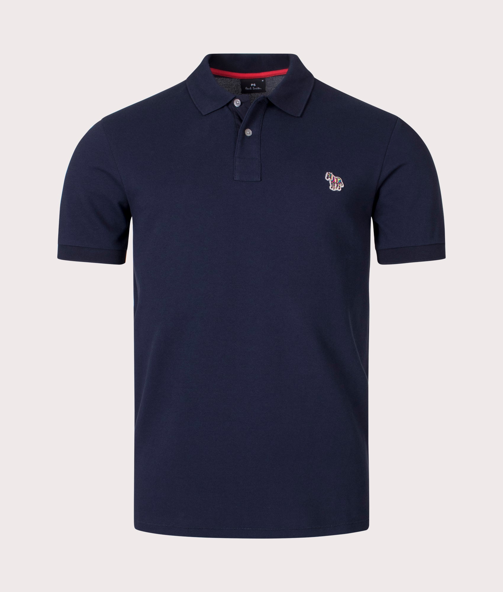 PS Paul Smith Mens Zebra Logo Polo Shirt - Colour: 49 Very Dark Navy - Size: Medium