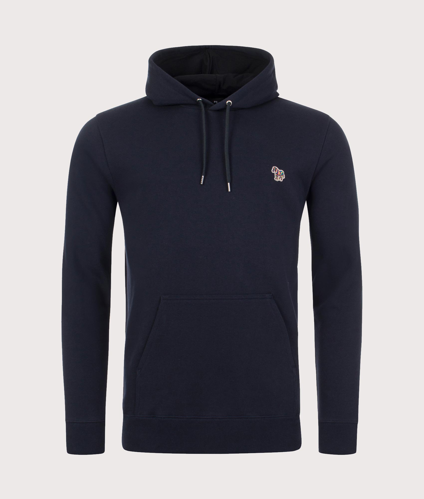 PS Paul Smith Mens Zebra Logo Hoodie - Colour: 49 Very Dark Navy - Size: XL