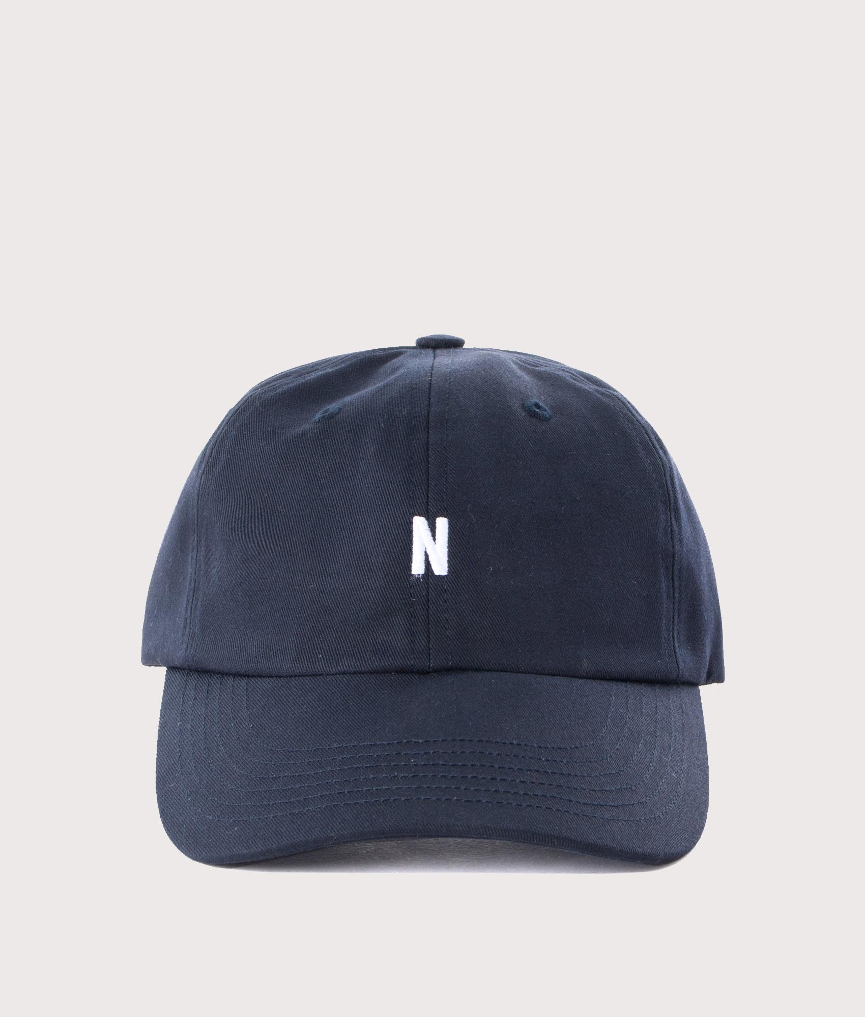 Norse Projects Mens Twill Sports Cap - Colour: 7004 Dark Navy - Size: One Size