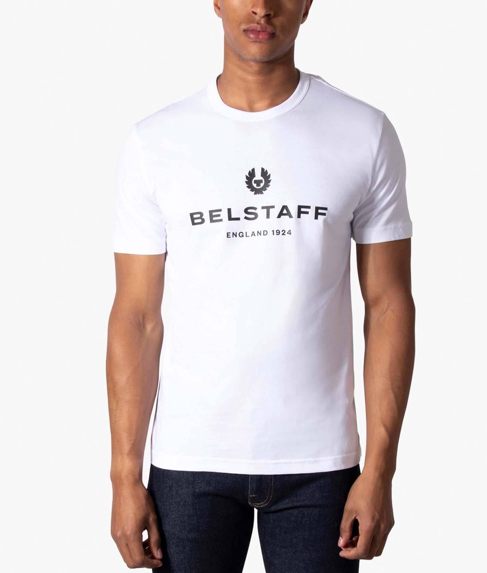 Belstaff Mens Belstaff 1924 T-Shirt - Colour: 10000 White - Size: XXL