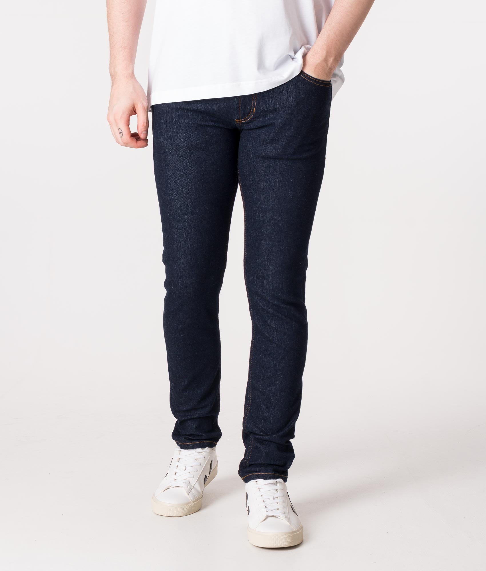Narrow Dundee Five Pocket Jeans Indigo | Versace Jeans Couture | EQVVS