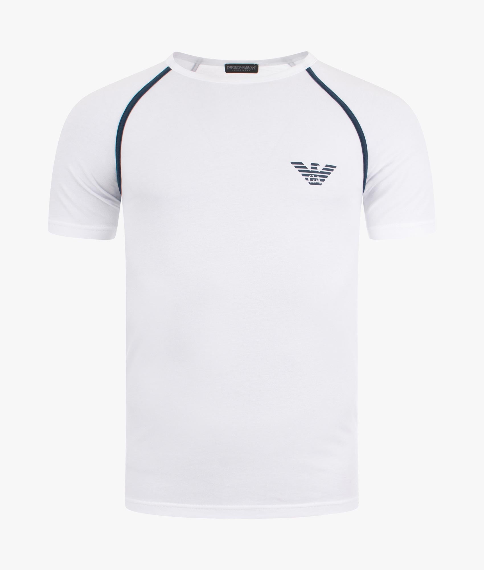 Slim Fit Loungewear T-Shirt White | Emporio Armani | EQVVS