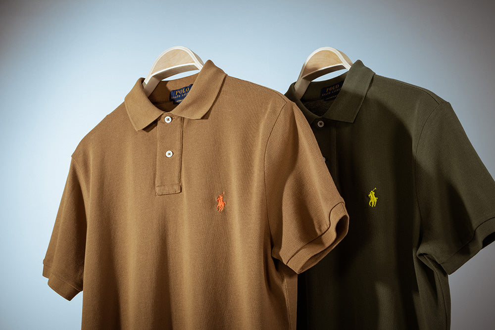 HA-EMORE Men's Stripe Golf Shirt Short Sleeve Slim Fit Basic Designed  Collared Shirt Tshirts 