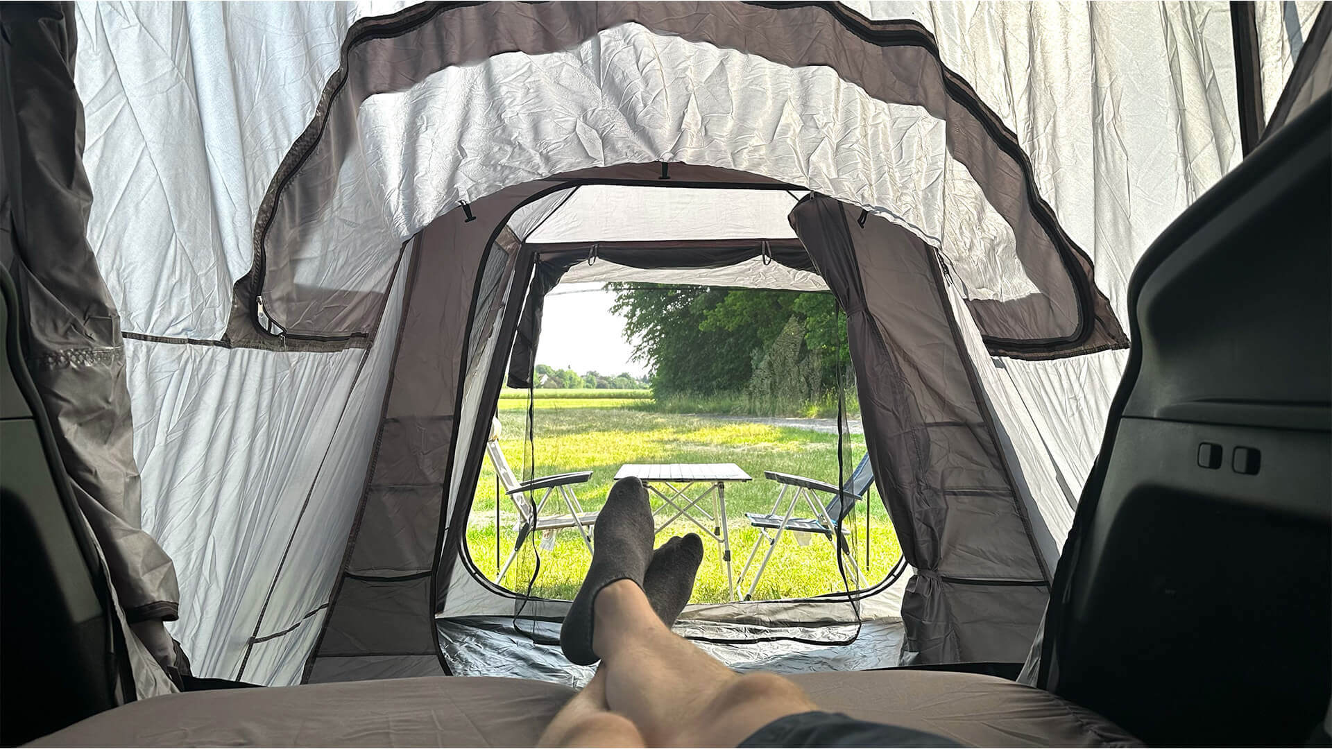 Model Y camping tent TEMORIES interior