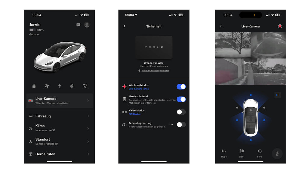 Tesla App Sentry Mode
